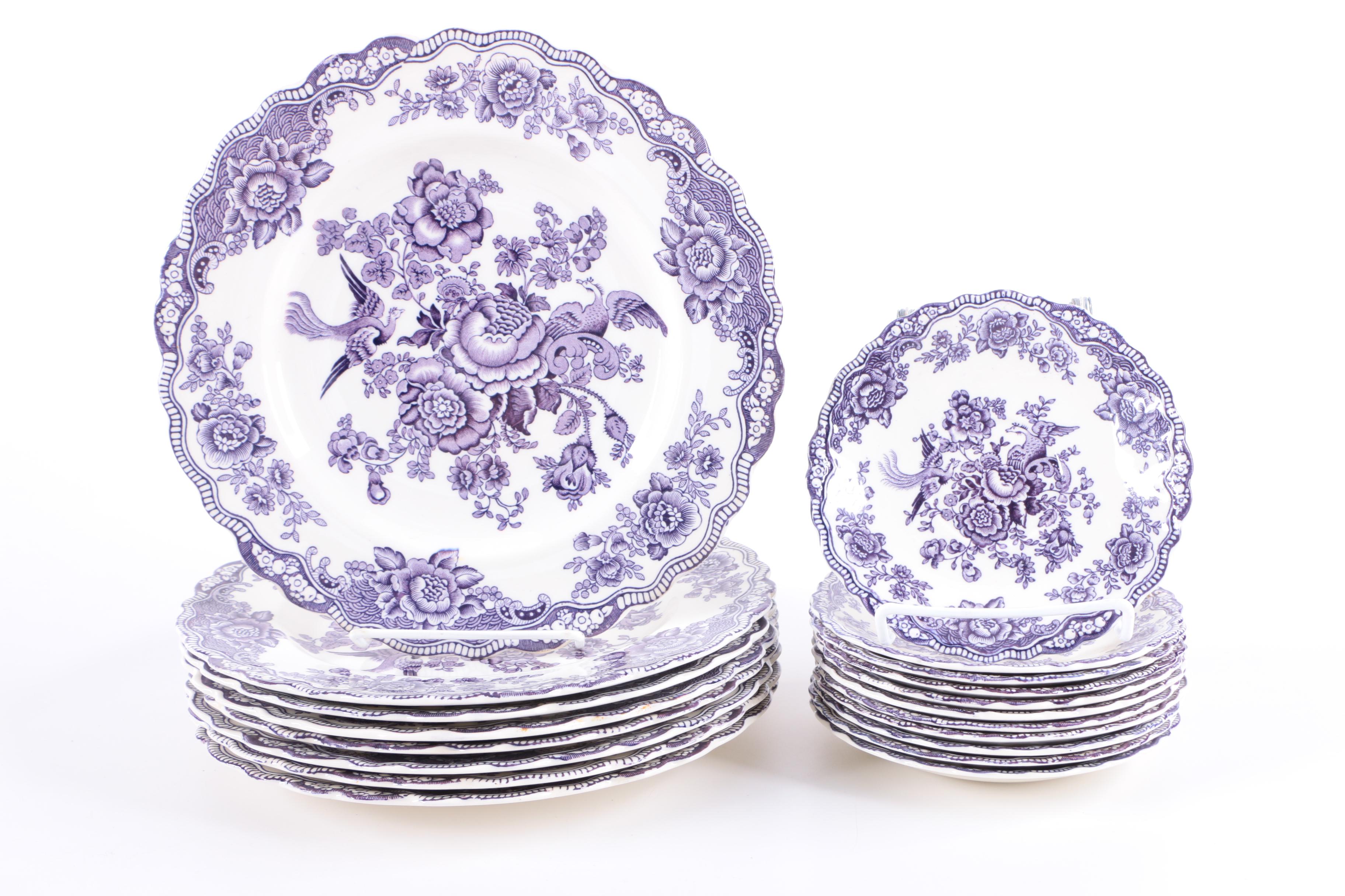 Crown Ducal "Bristol Blue" Tableware