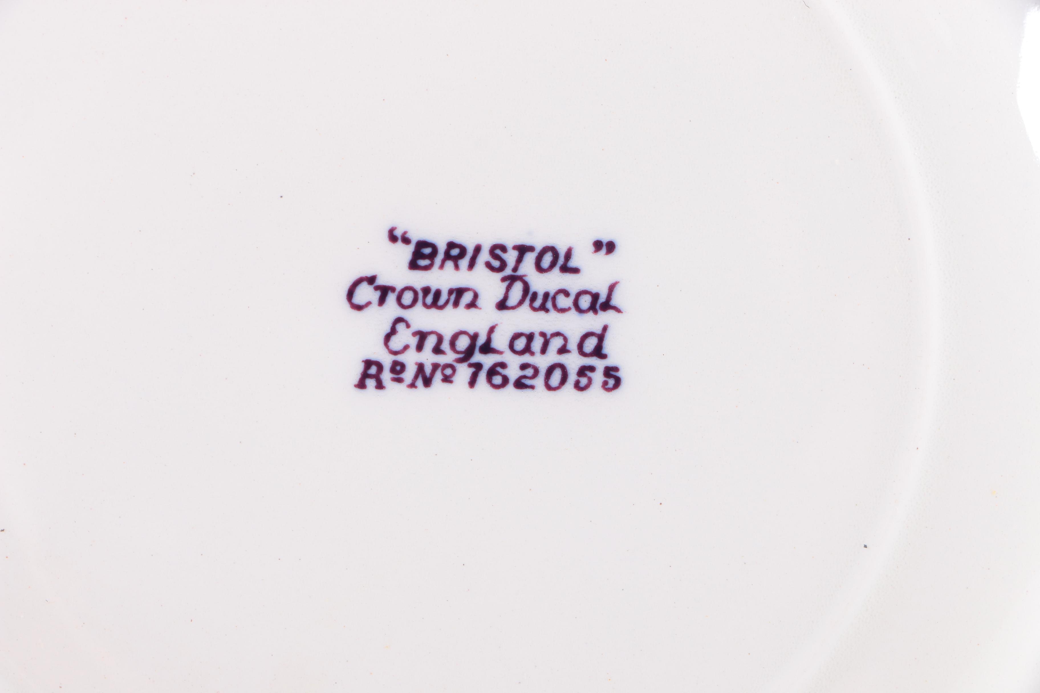 Crown Ducal "Bristol Blue" Tableware