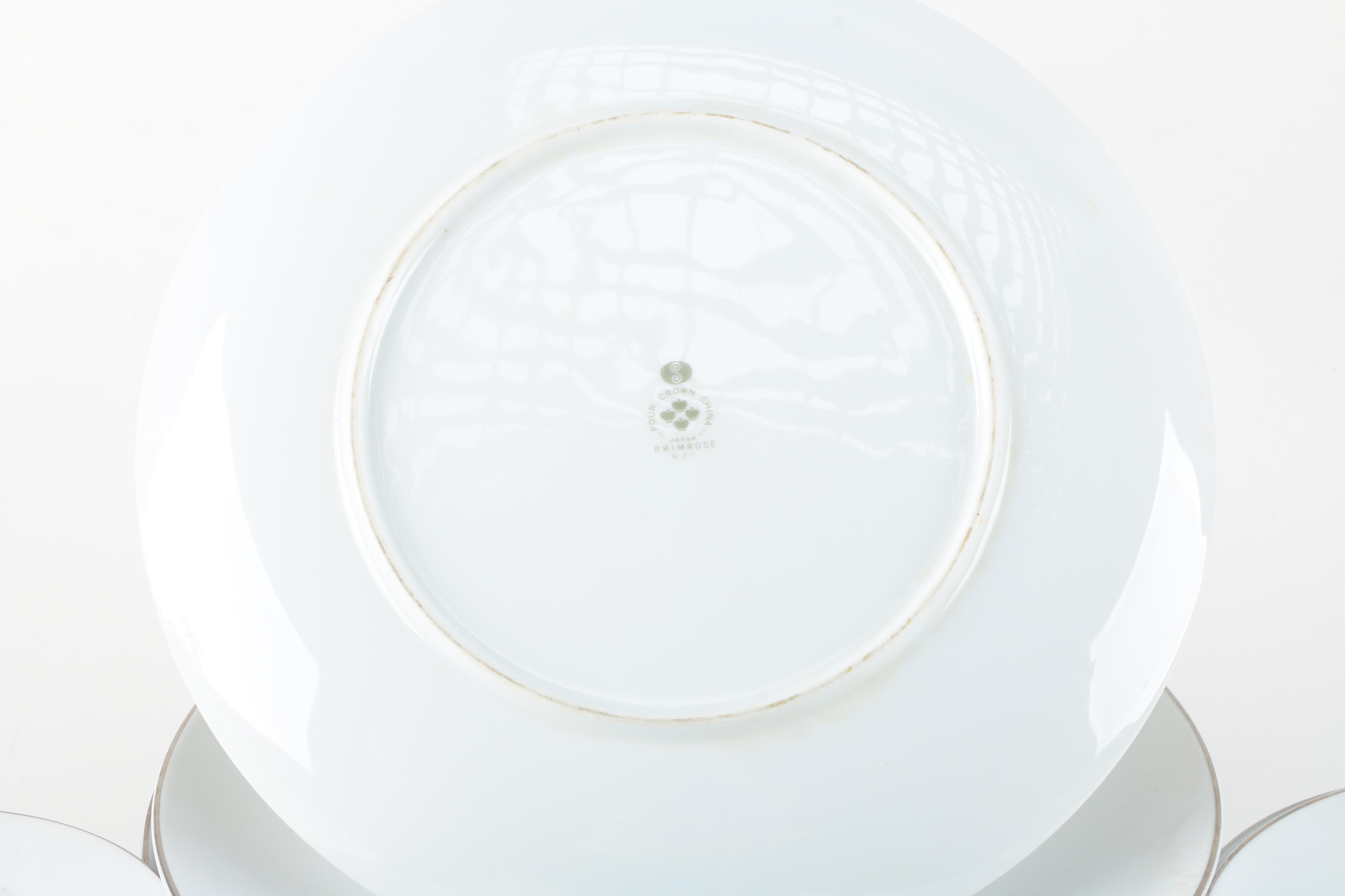 Four Crown China "Primrose" Porcelain Tableware Set