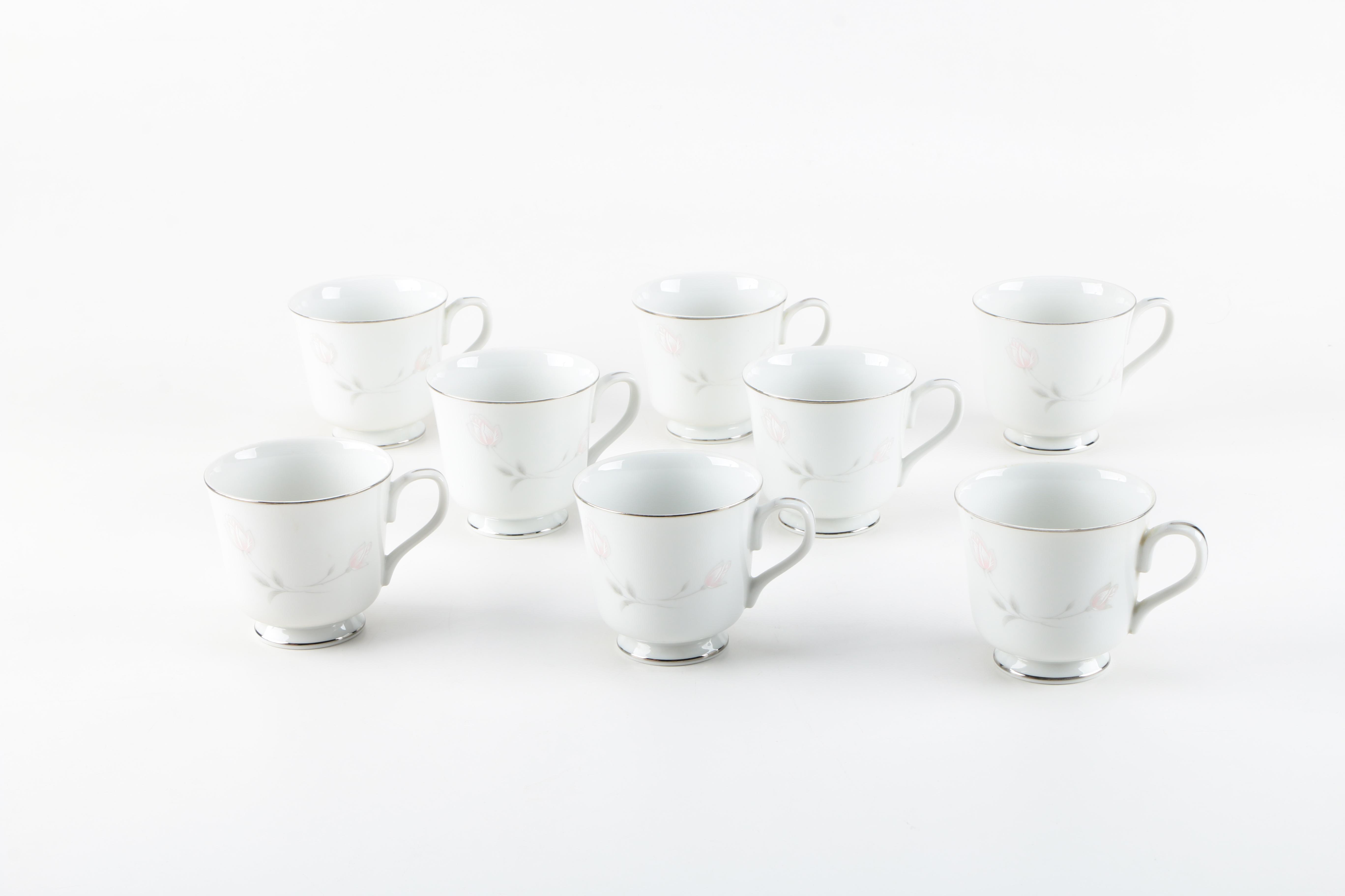 Four Crown China "Primrose" Porcelain Tableware Set