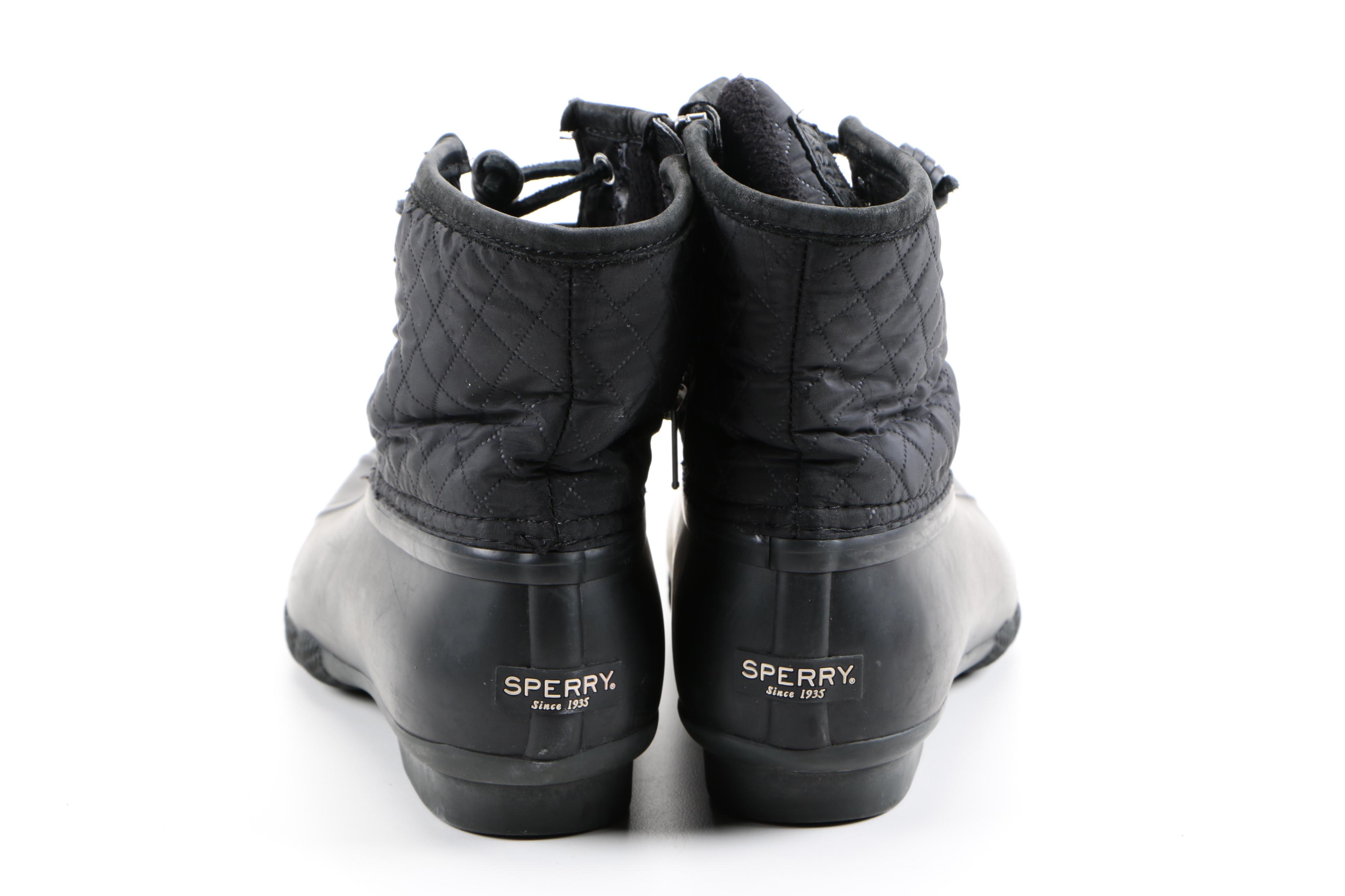 Black Sperry Women's Boots