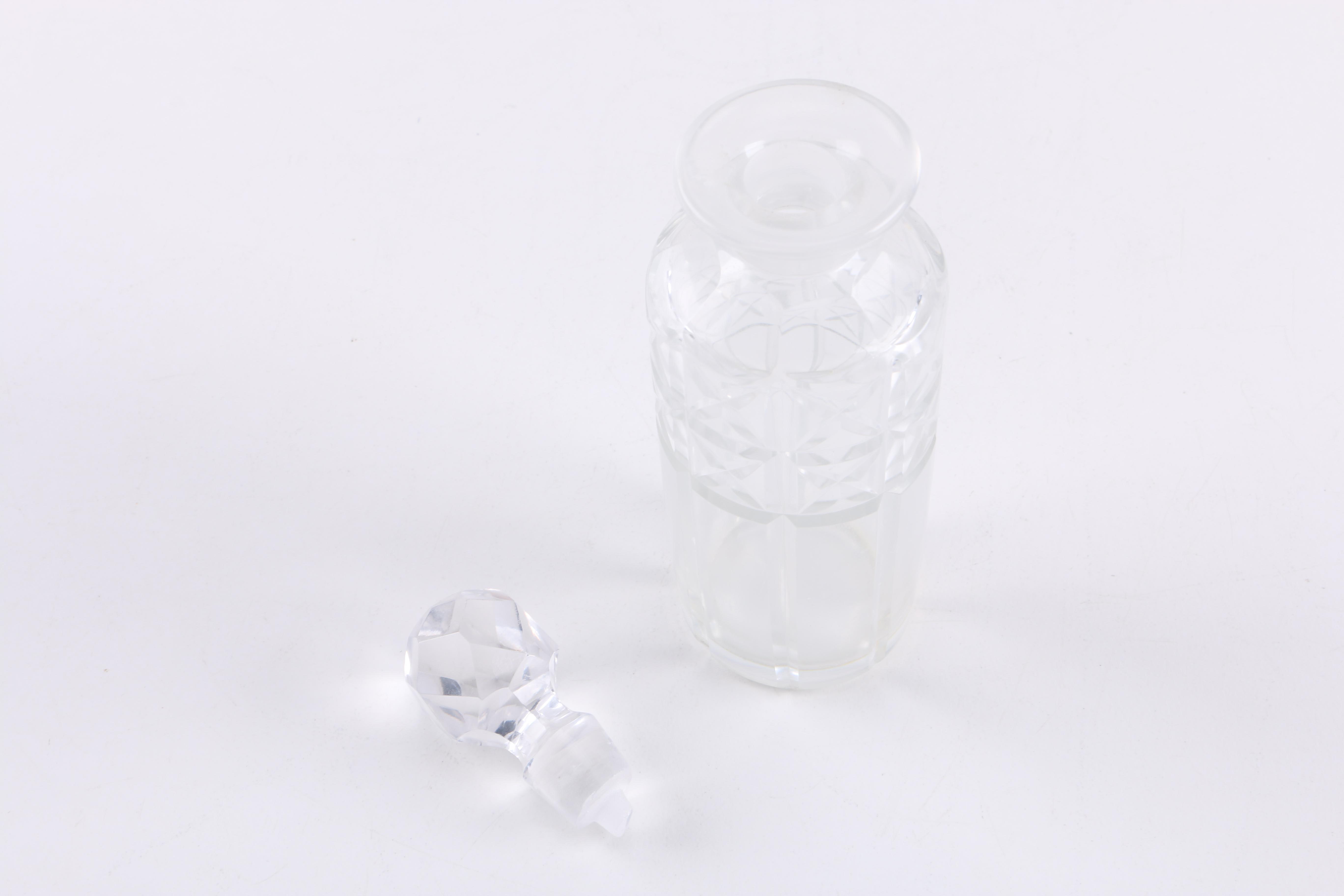 Antique Glass Cruet Set Featuring Elkington & Co. and Sterling