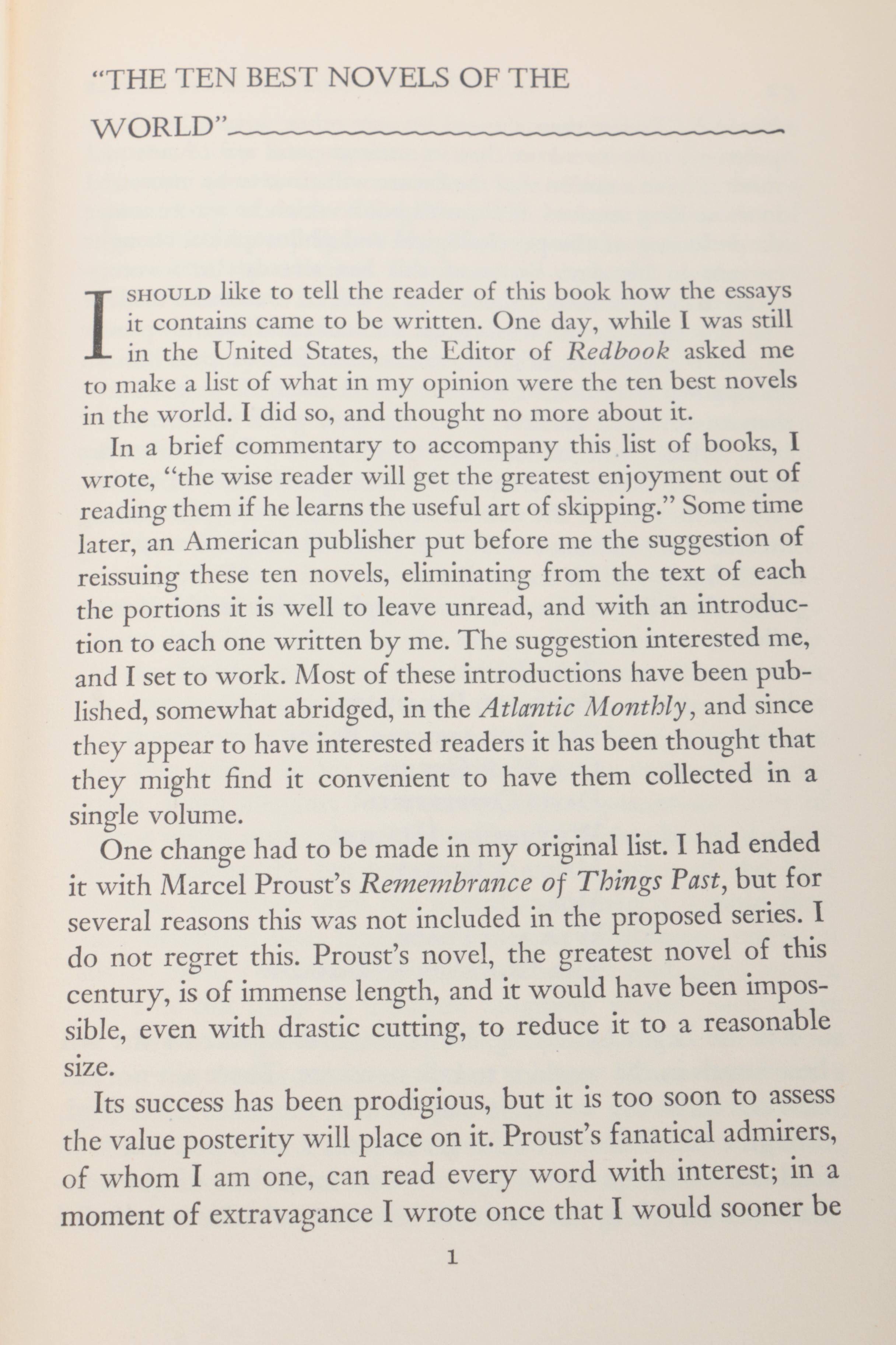 Collection of First Edition Books