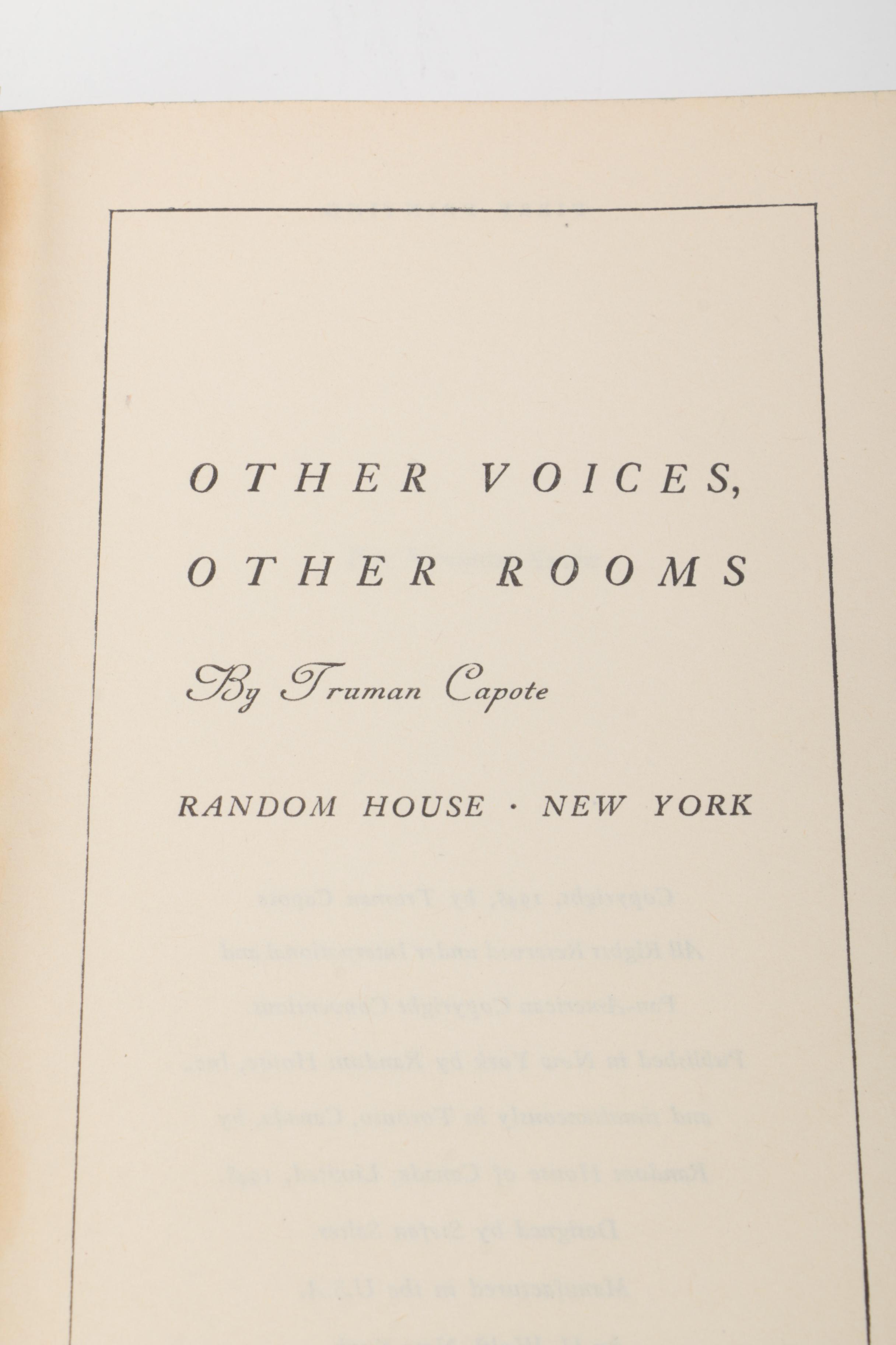 Collection of First Edition Books