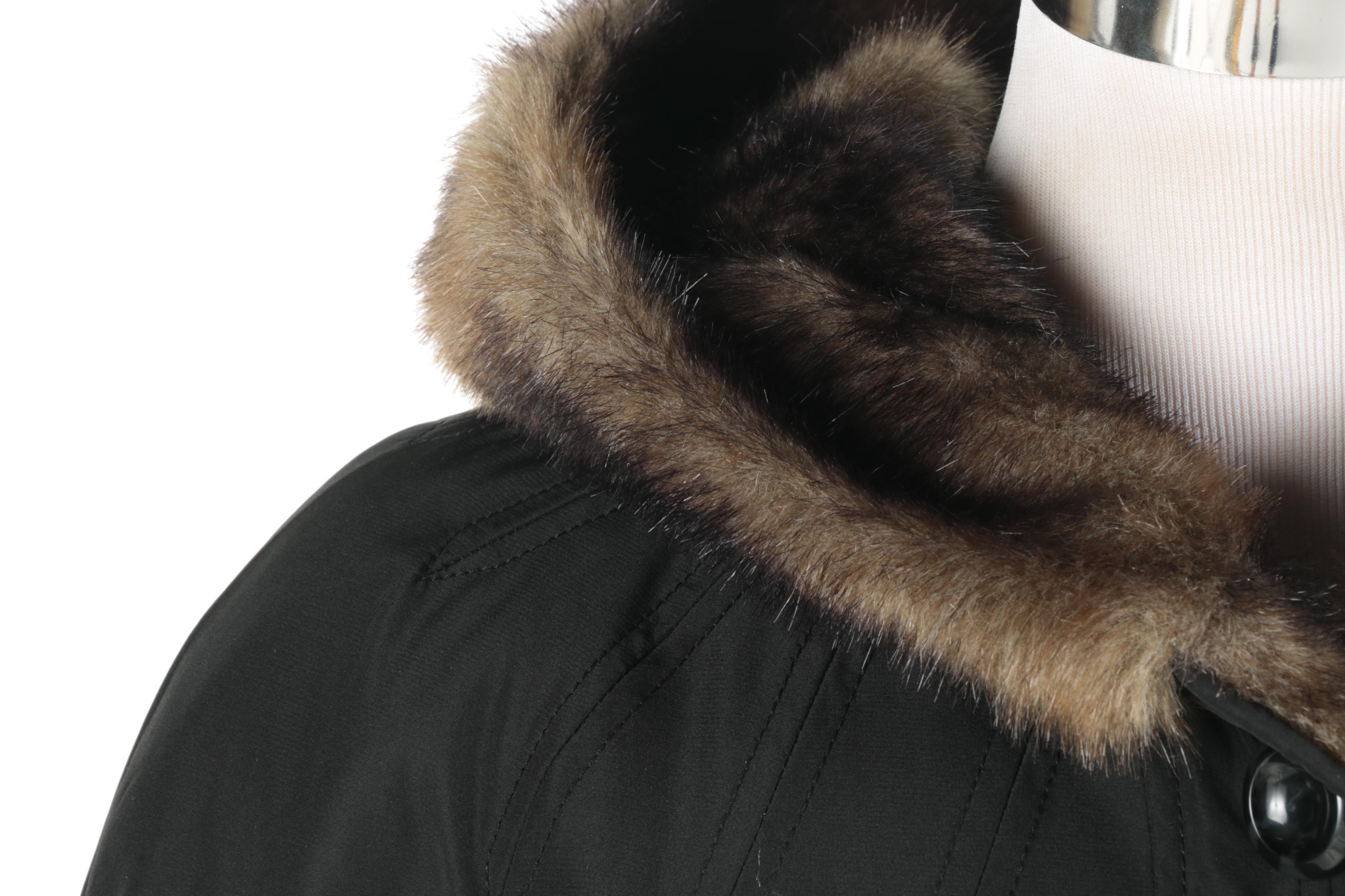 Women's Reversible Faux Fur Coat by Johnston & Murphy