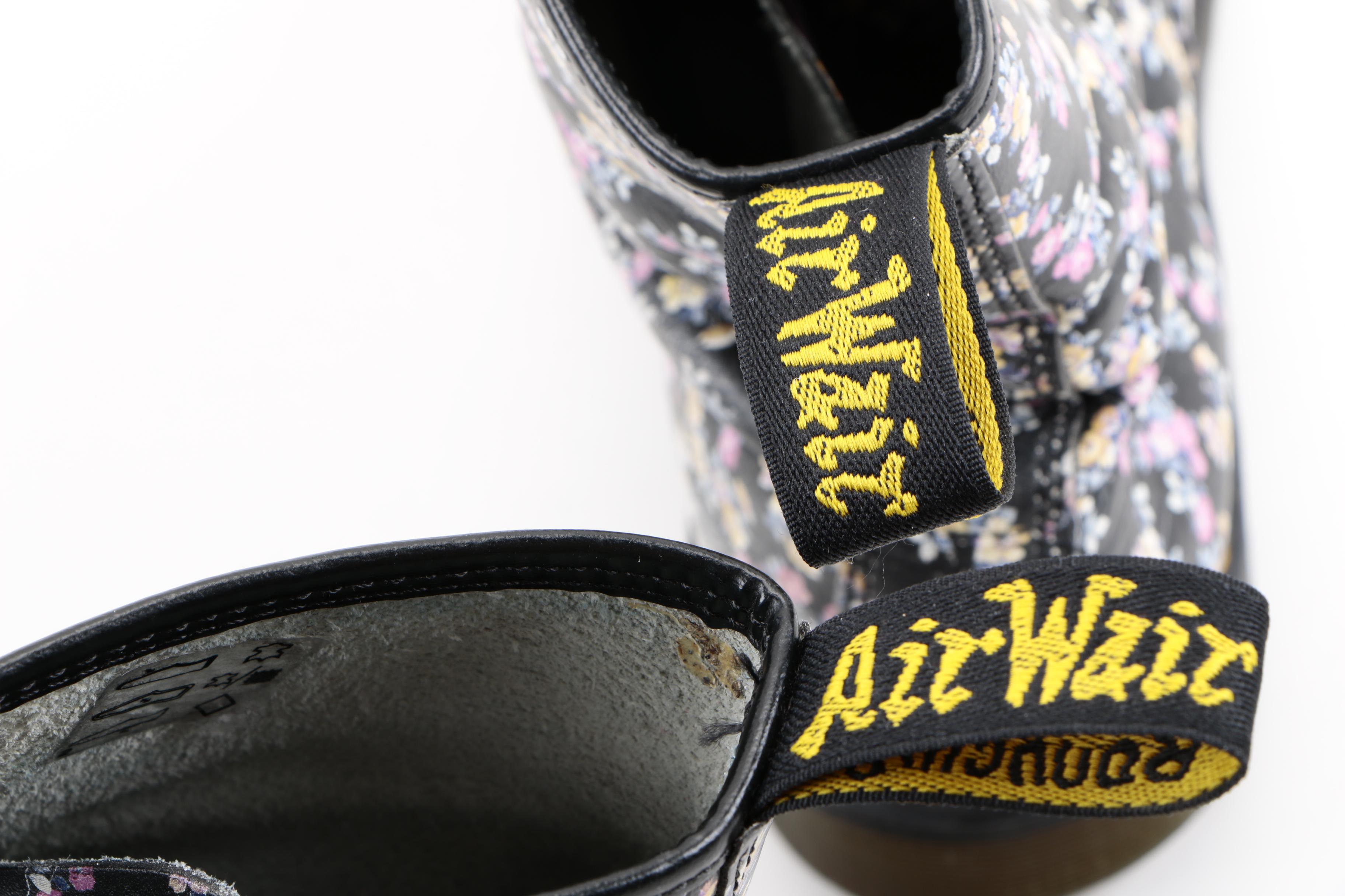 Doc Marten Floral Print Boots