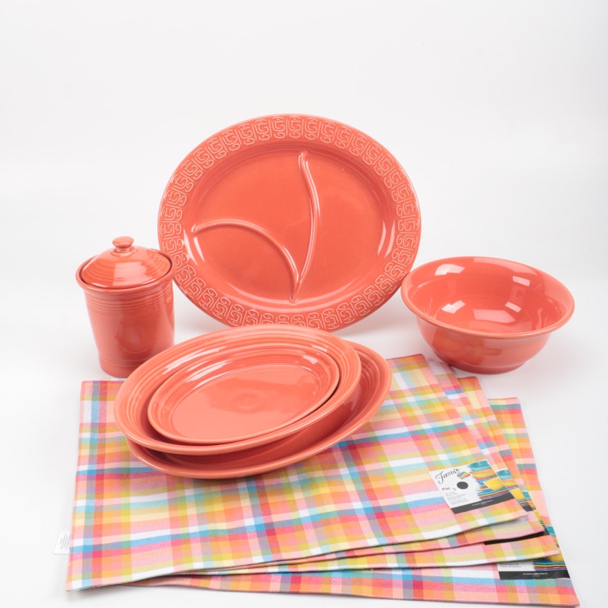 Fiesta Serving Ware and Place Mats