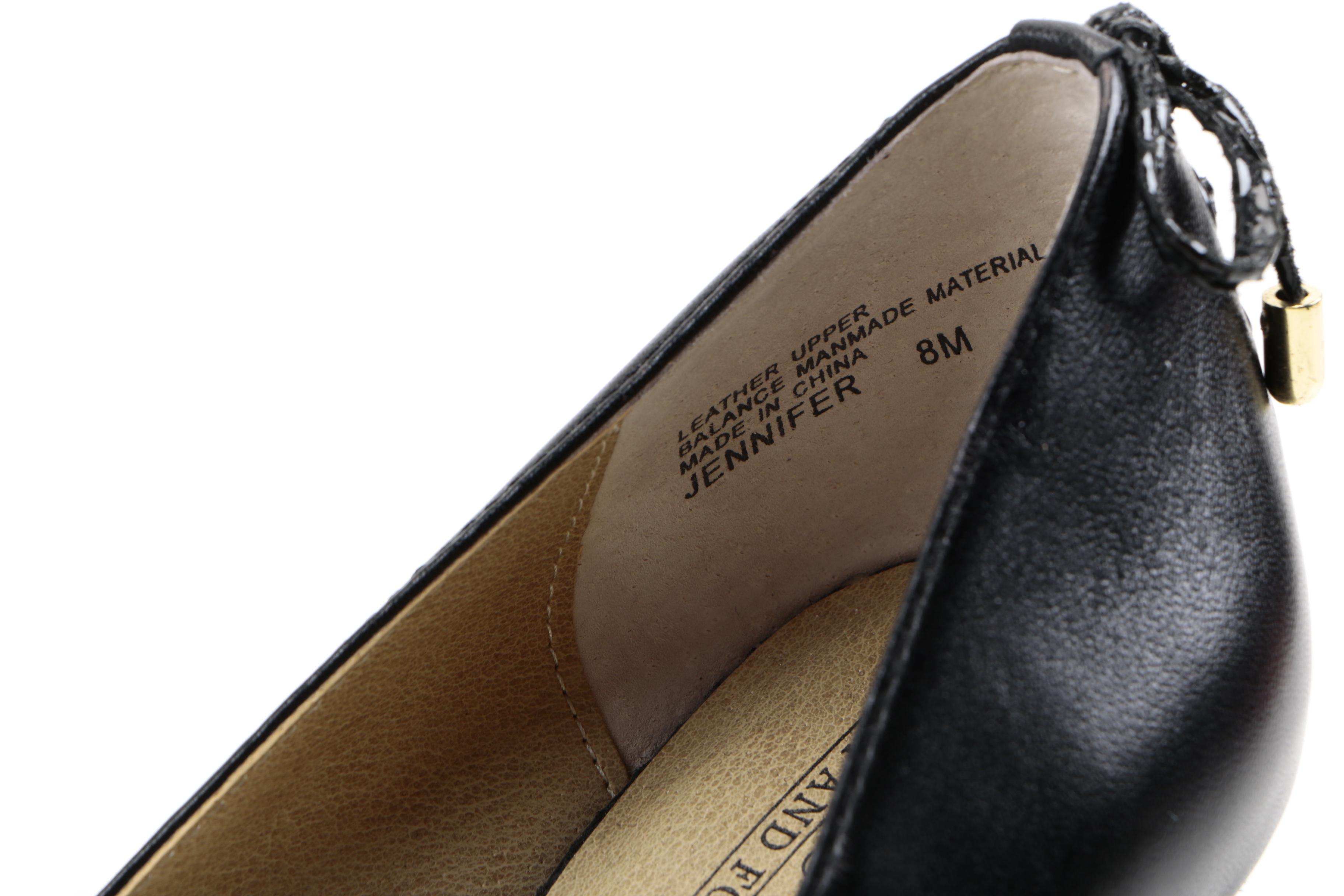 Coach and Four Leather "Jennifer" Pumps