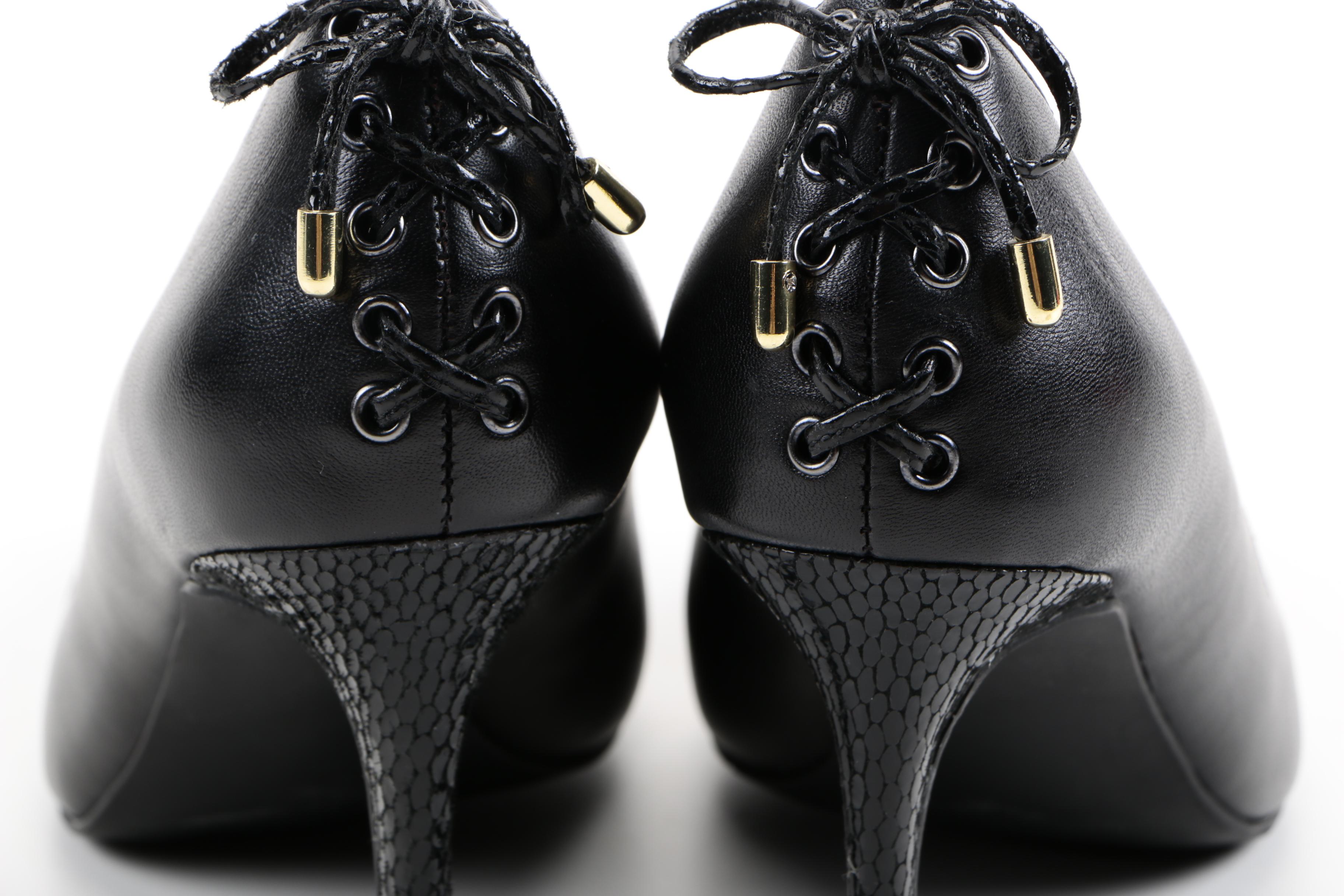 Coach and Four Leather "Jennifer" Pumps