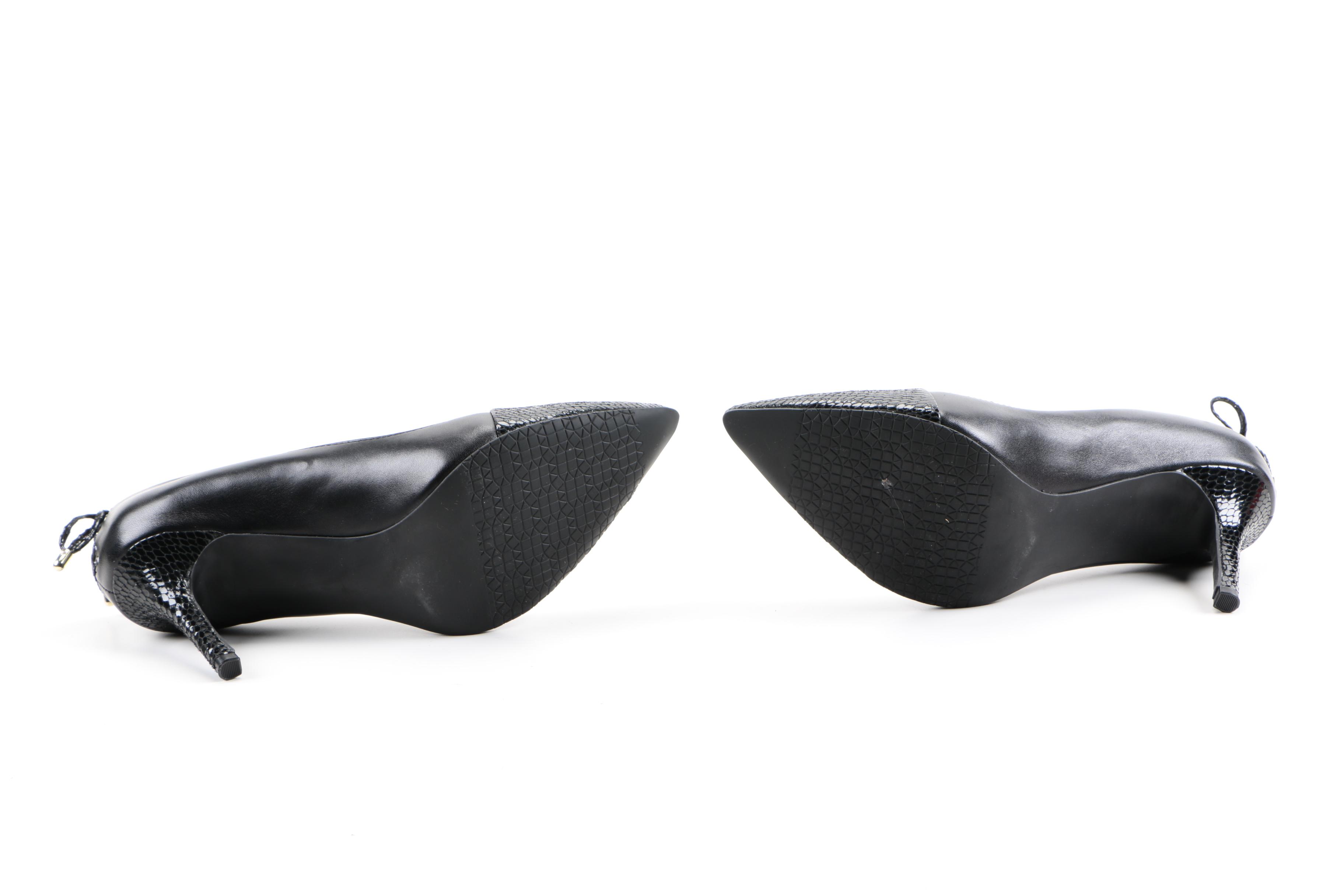 Coach and Four Leather "Jennifer" Pumps