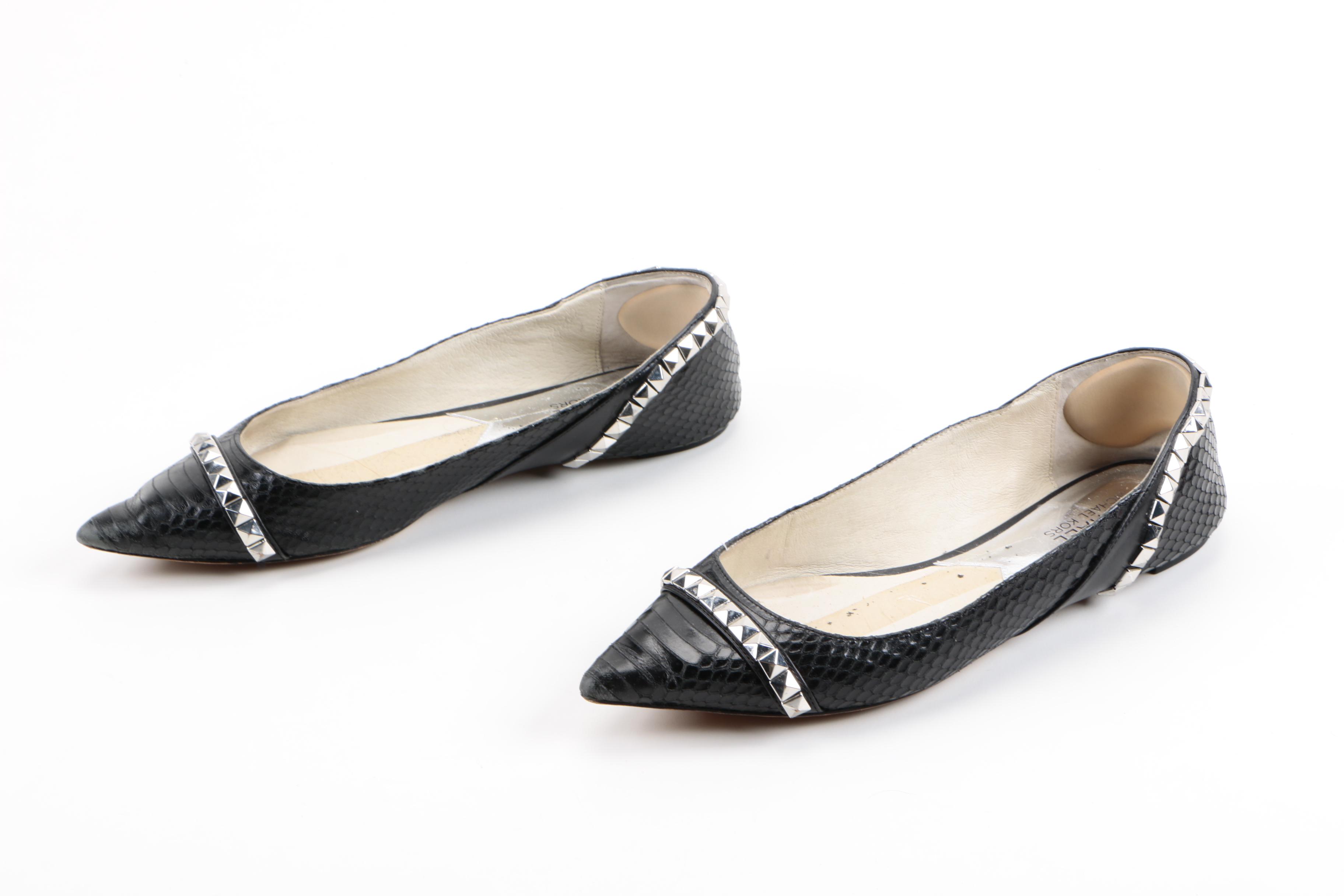 Vince Camuto Clutch and Michael Kors Flats