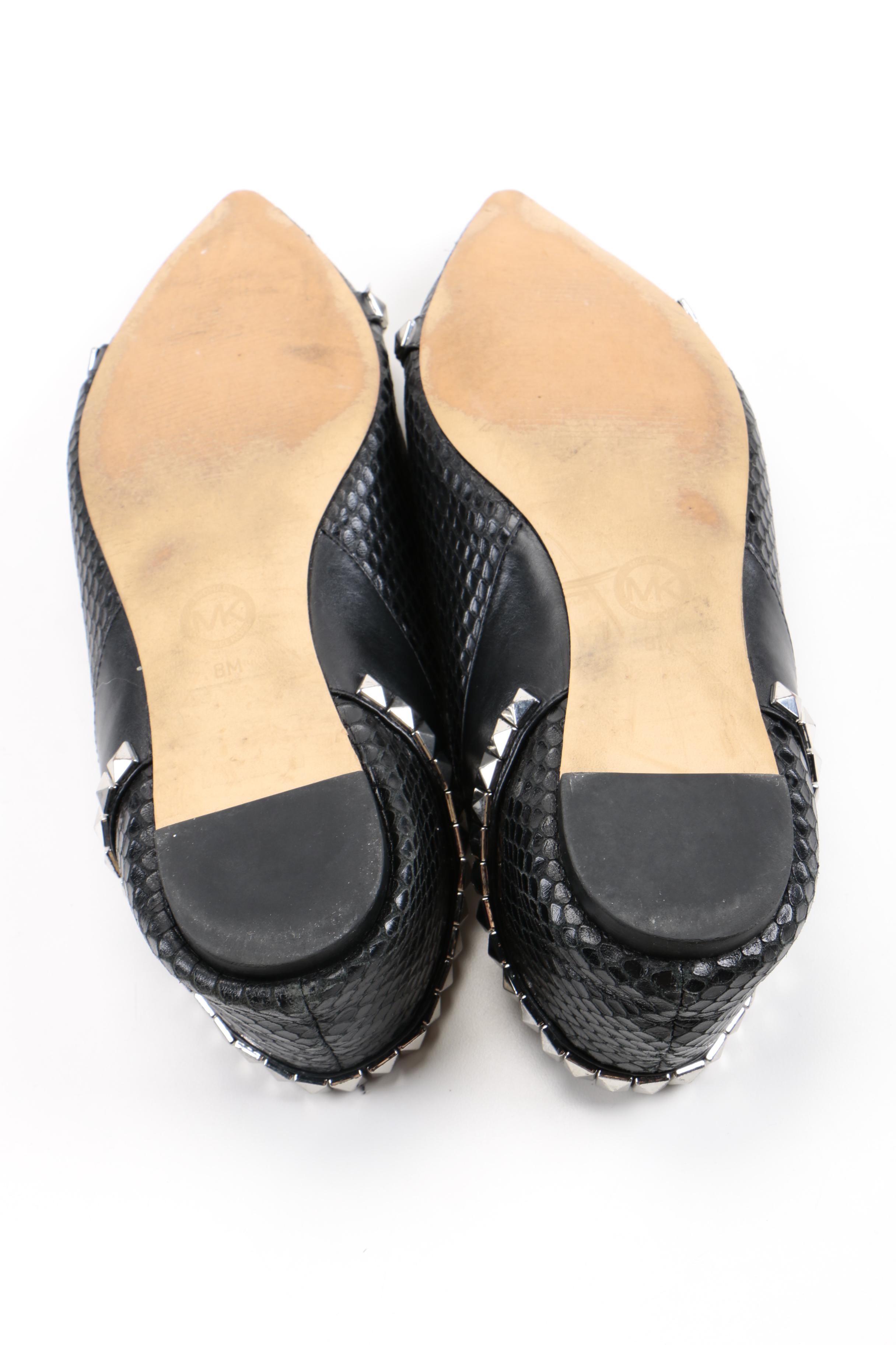 Vince Camuto Clutch and Michael Kors Flats