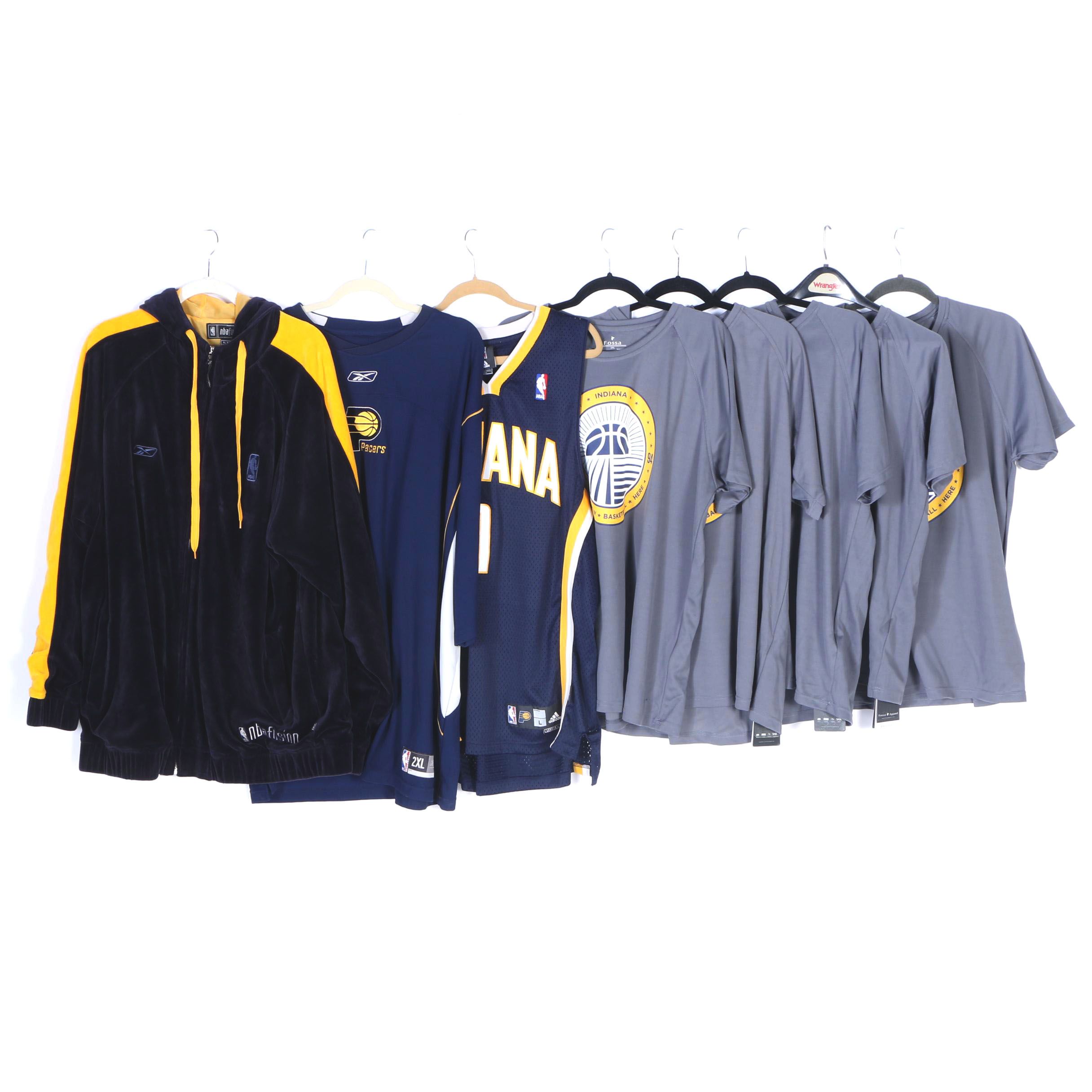 Assortment of Indiana Pacers Athletic Wear