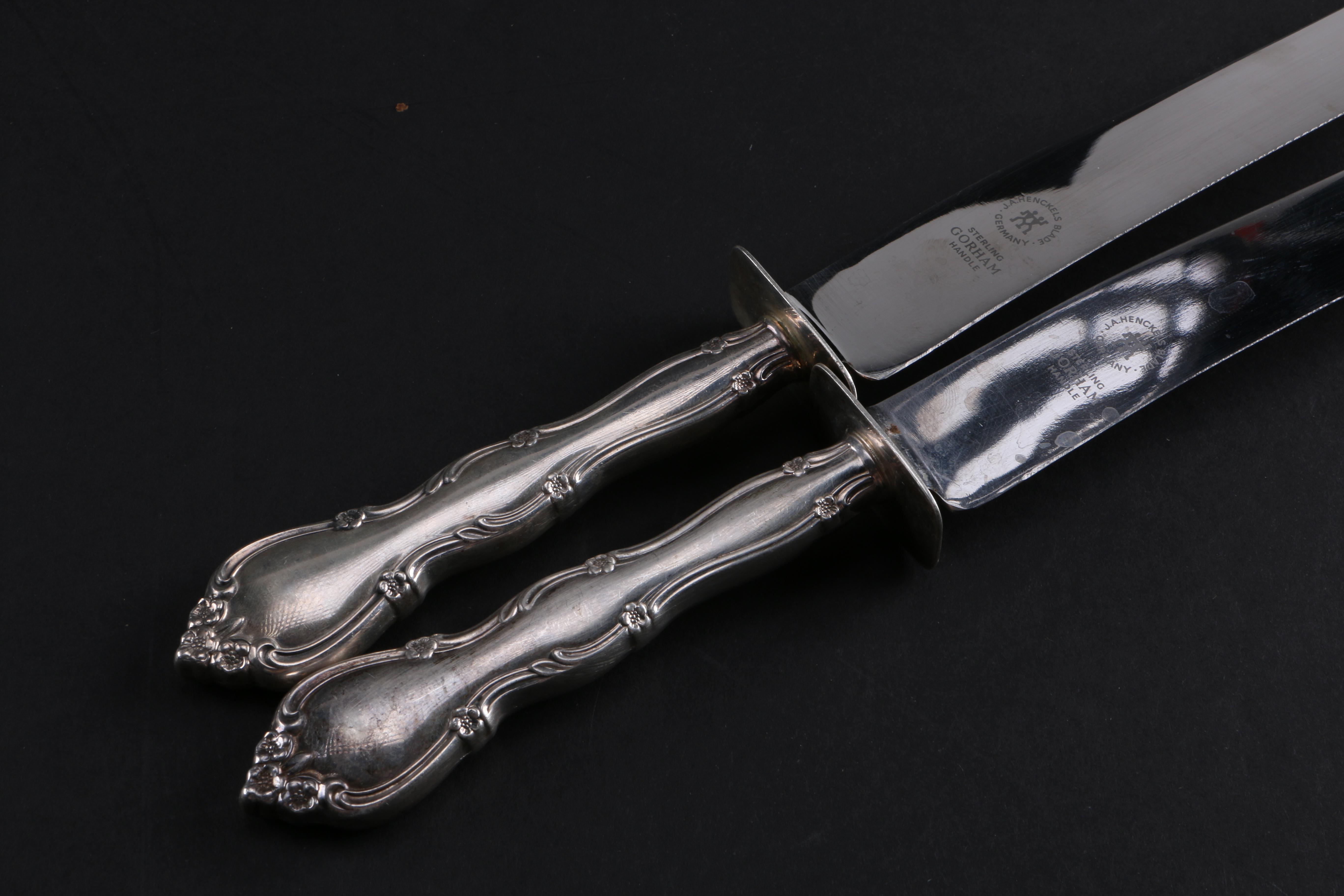 Gorham "Rose Tiara" Sterling Silver Flatware Set