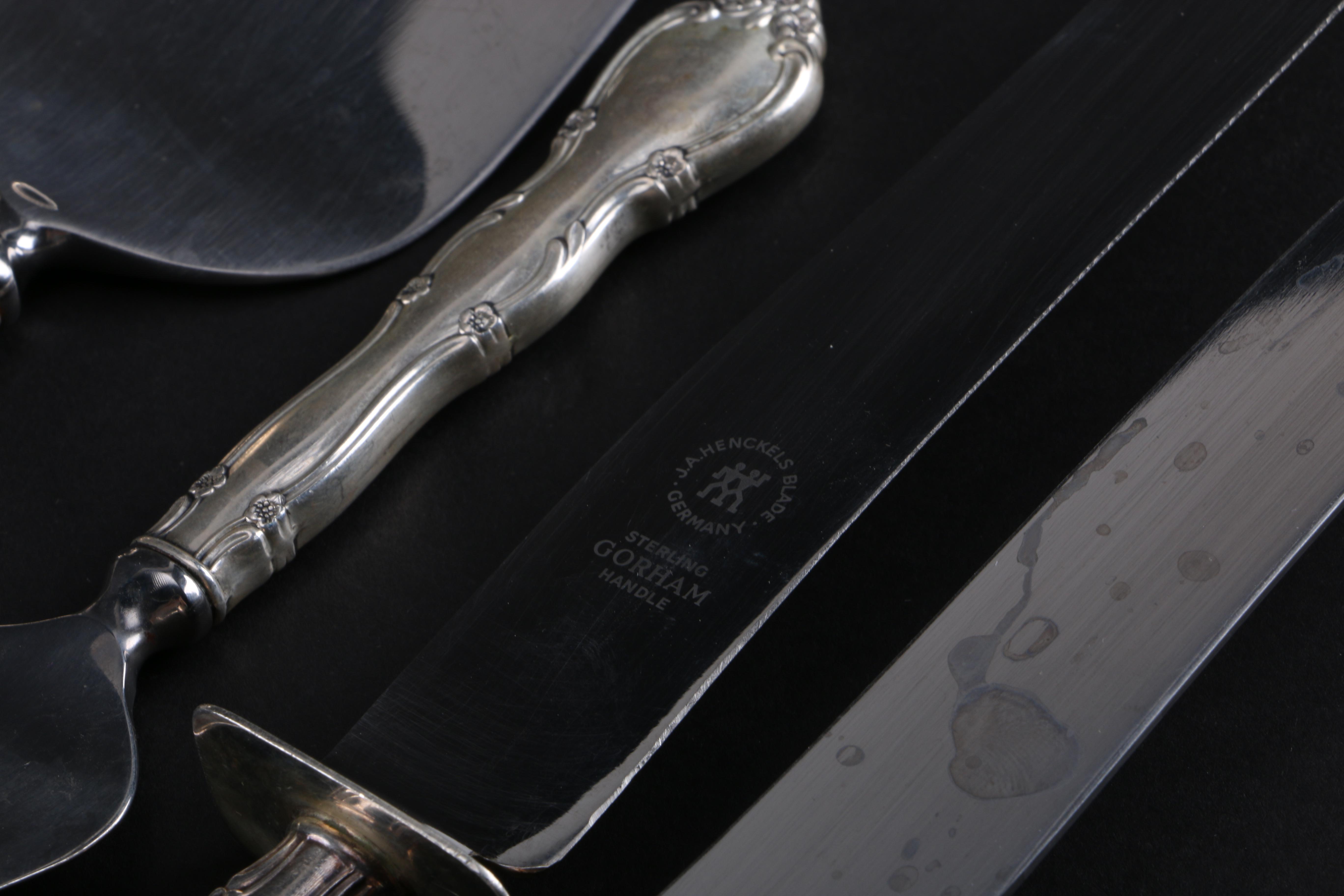 Gorham "Rose Tiara" Sterling Silver Flatware Set