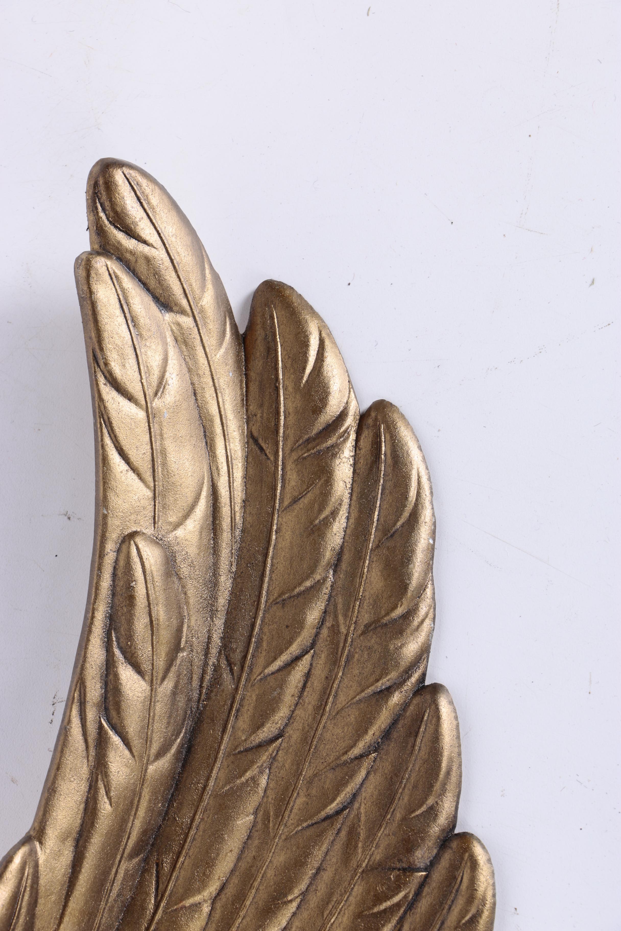 Brass Tone Eagle Wall Hanging