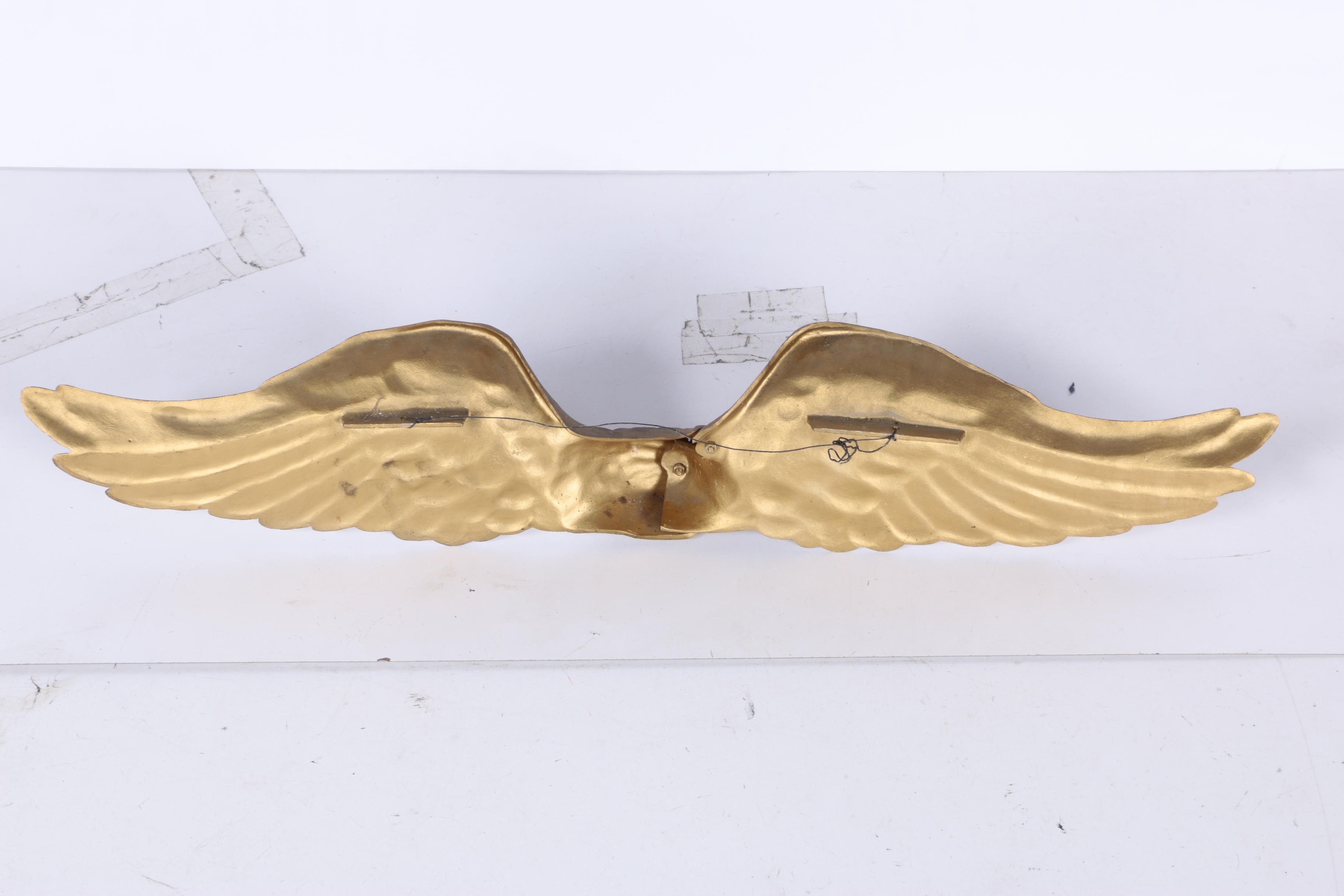 Brass Tone Eagle Wall Hanging