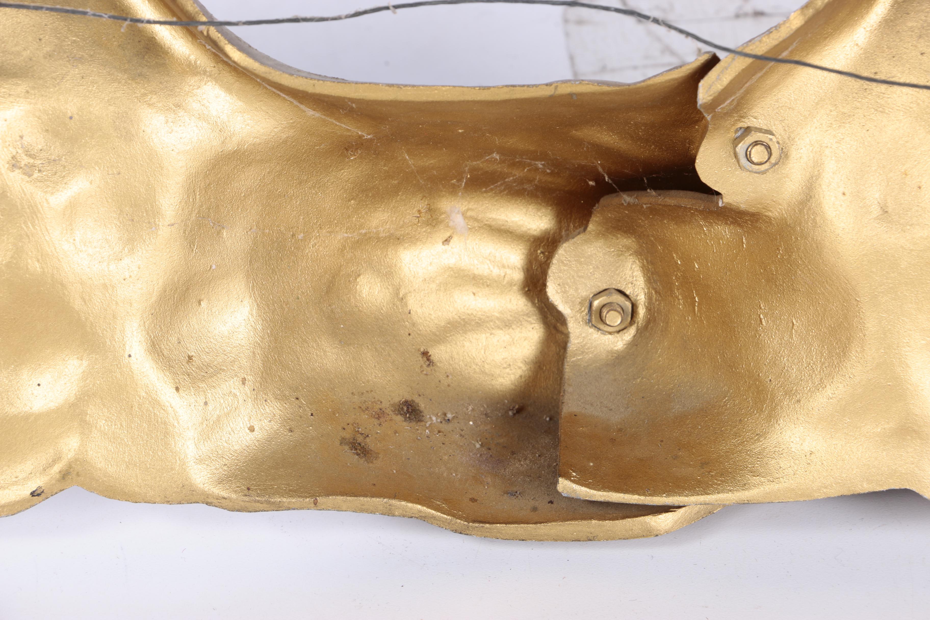 Brass Tone Eagle Wall Hanging