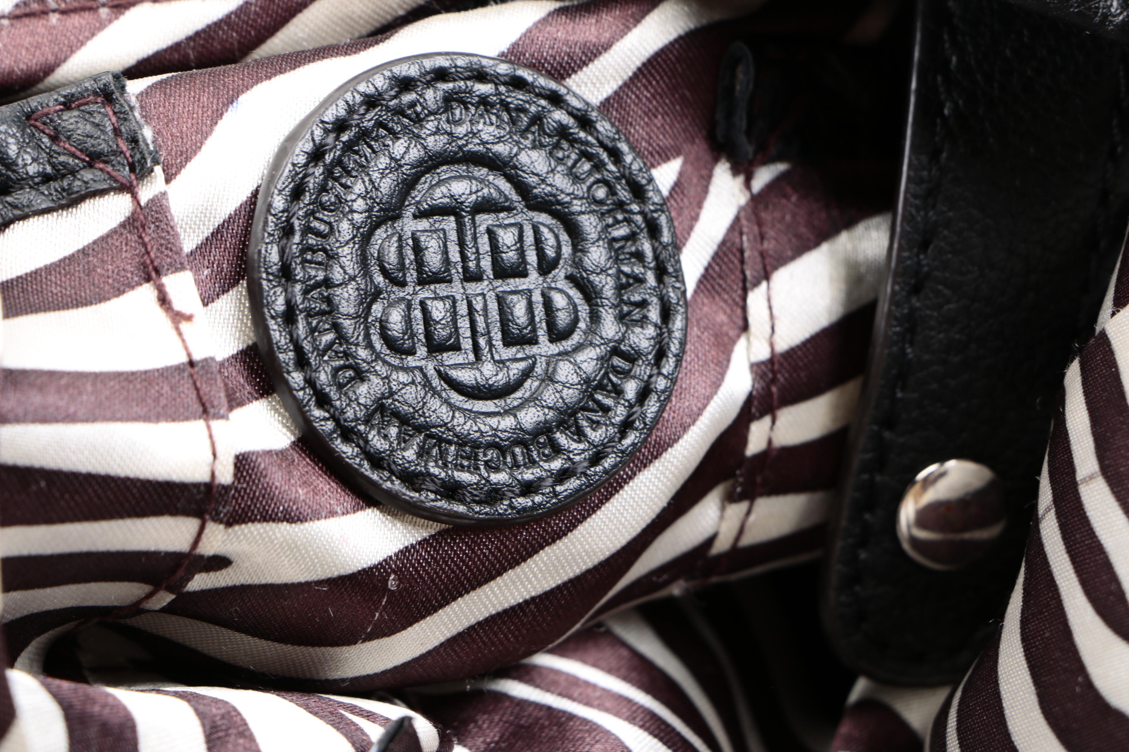 Faux Leather Computer Bag and Two Totes