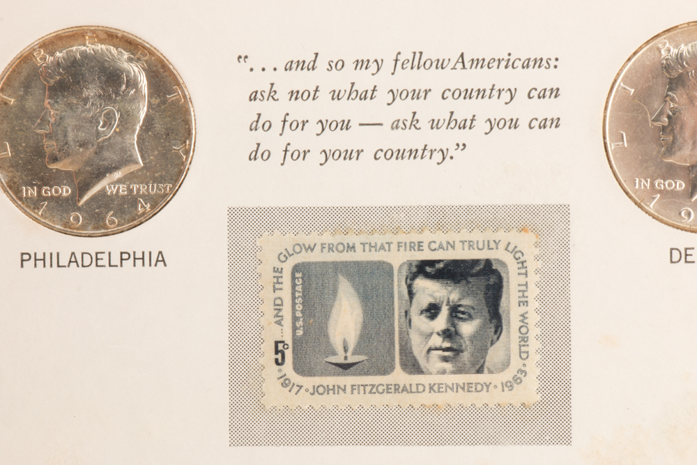 1964 John F. Kennedy Half Dollar Commemorative Set