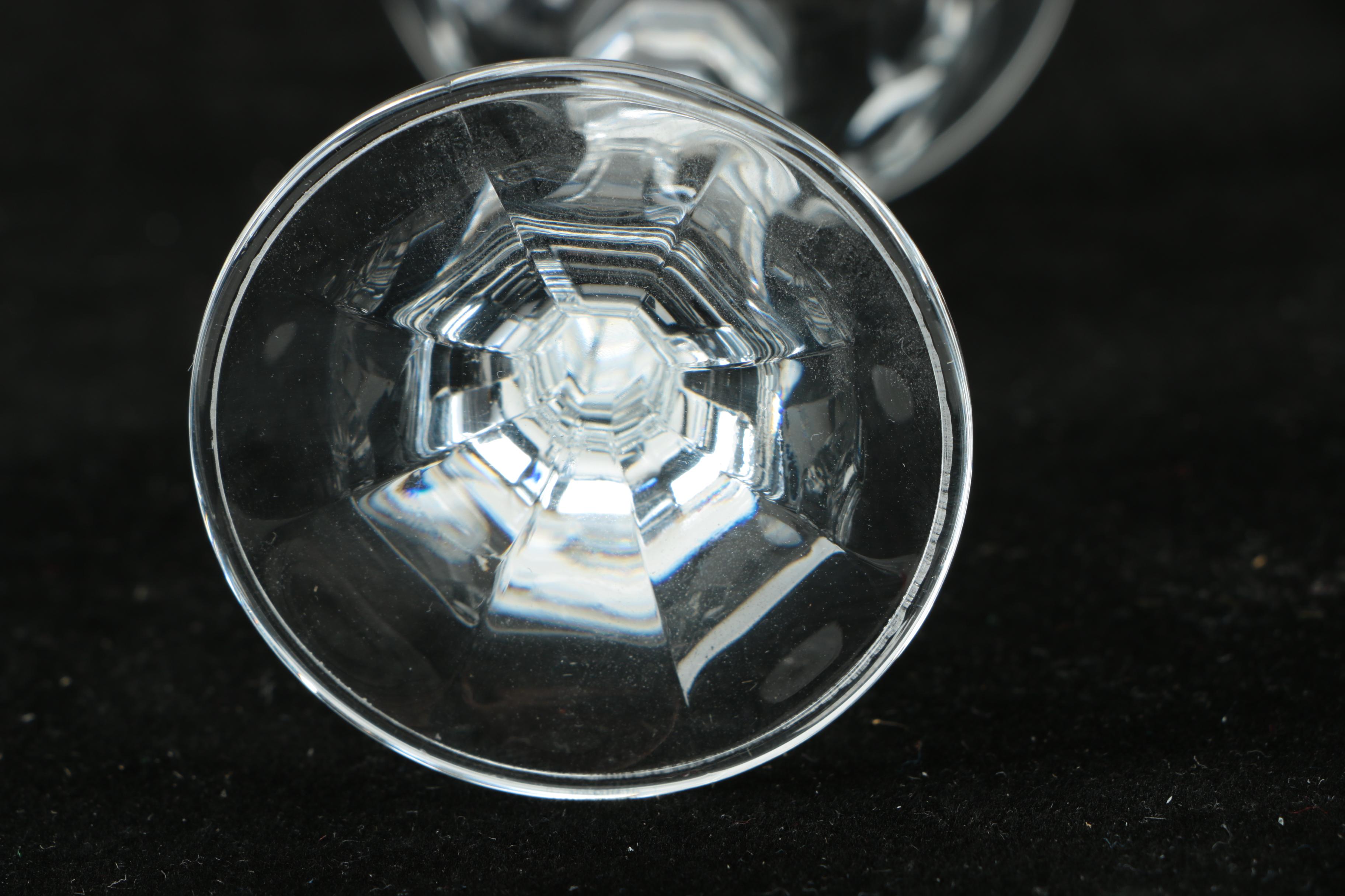 Waterford Crystal "Lismore" Champagne Flutes with Additional Stemware