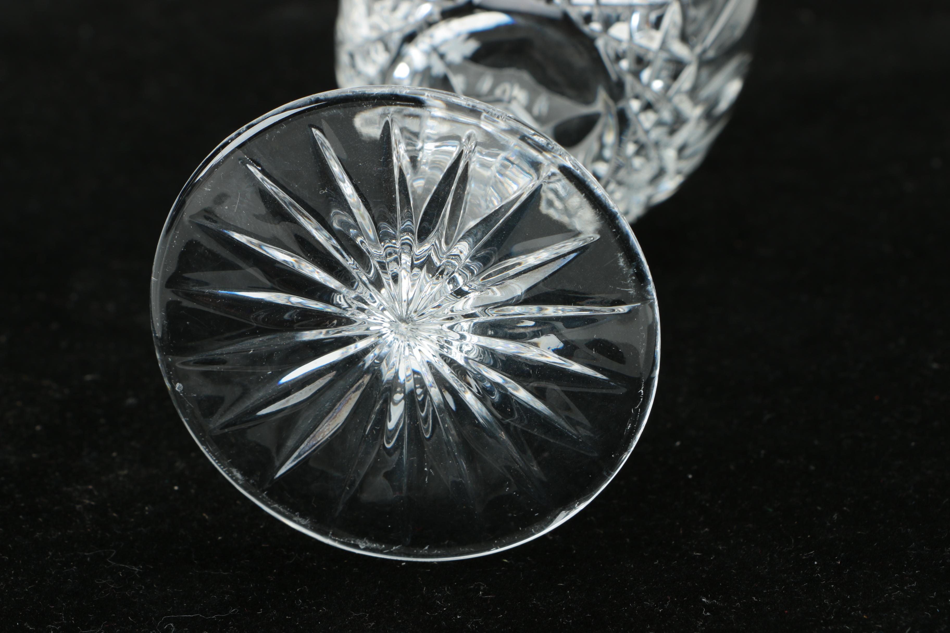 Waterford Crystal "Lismore" Champagne Flutes with Additional Stemware