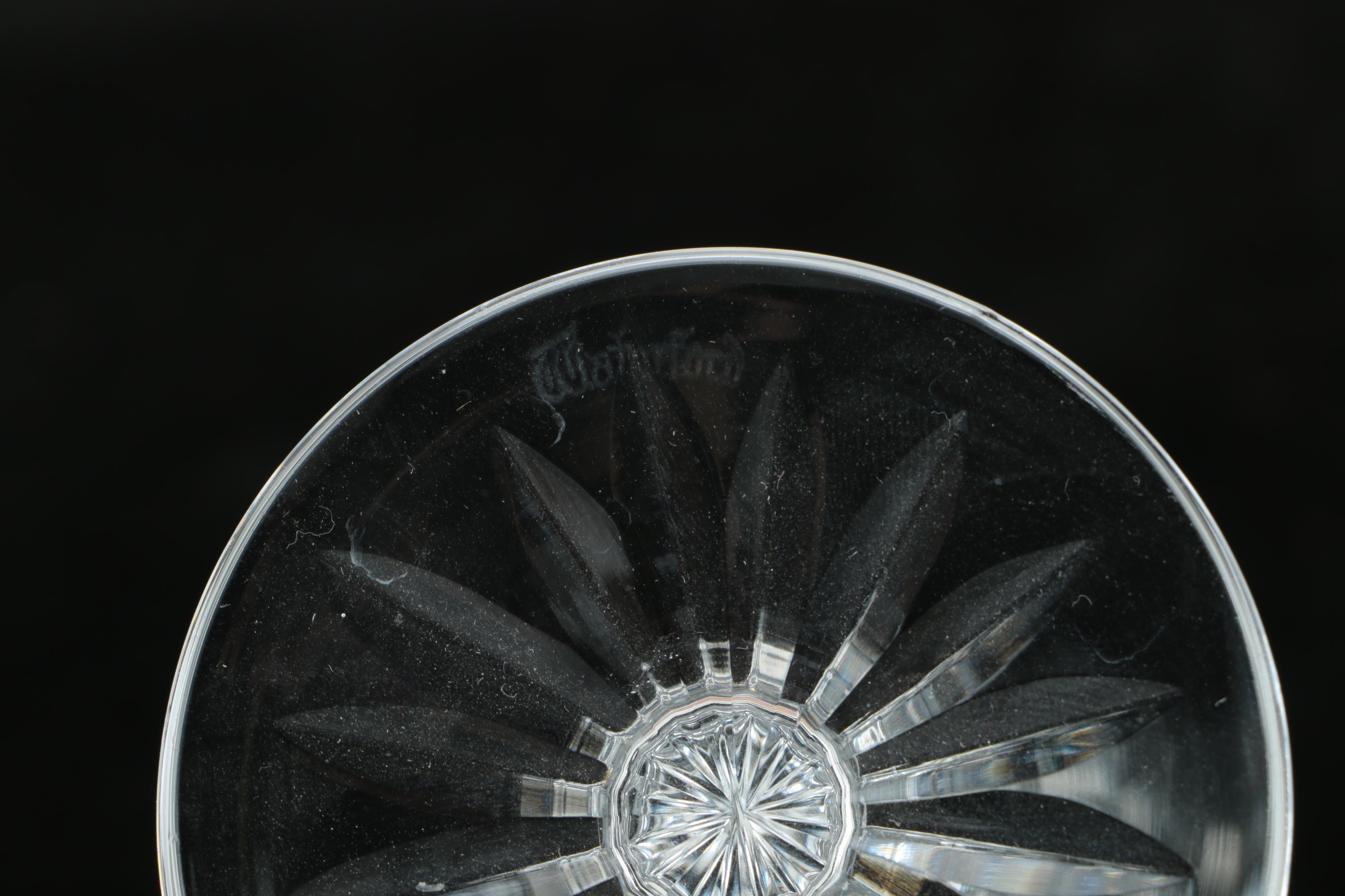 Waterford Crystal "Lismore" Champagne Flutes with Additional Stemware