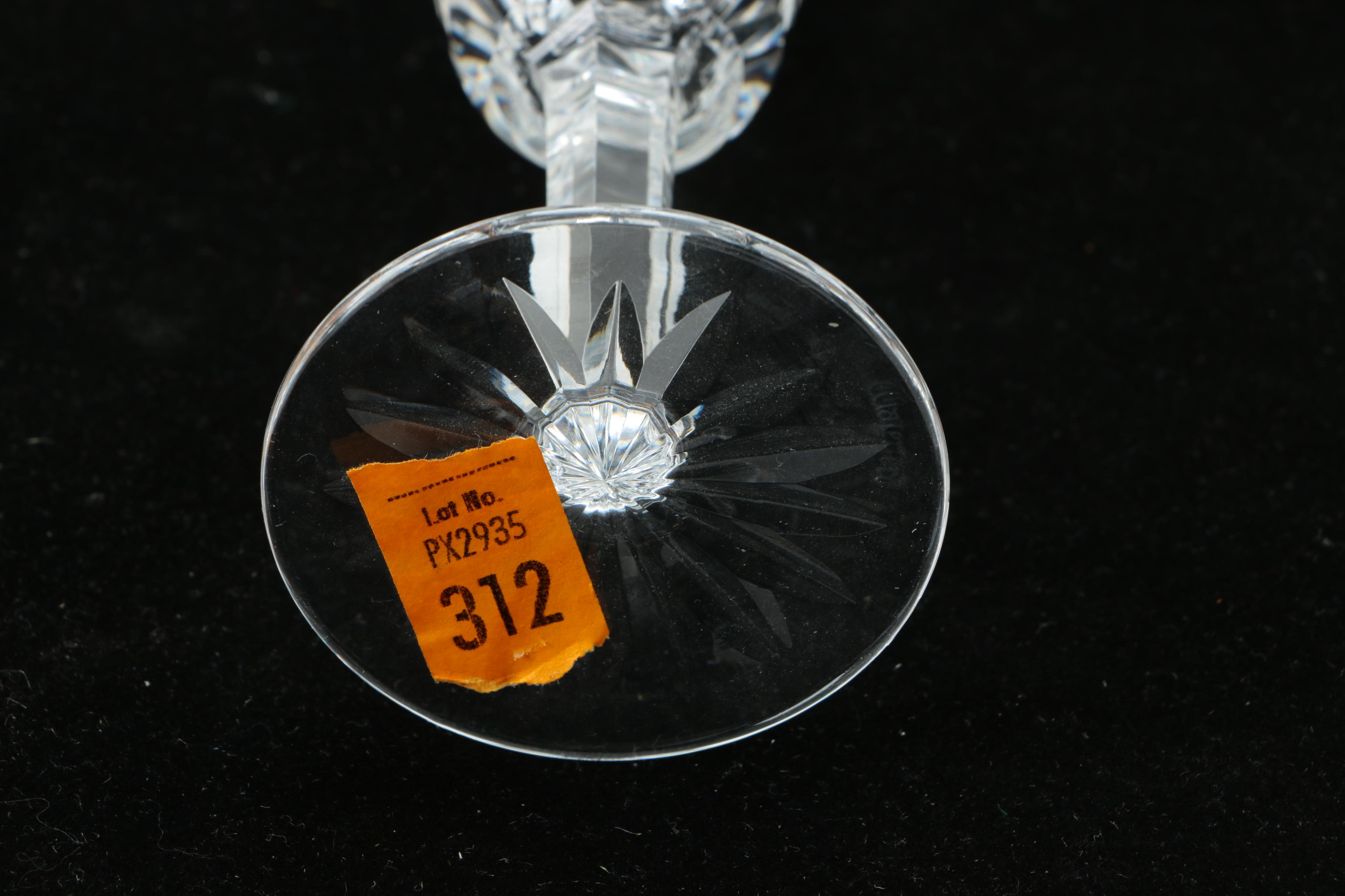 Waterford Crystal "Lismore" Champagne Flutes with Additional Stemware