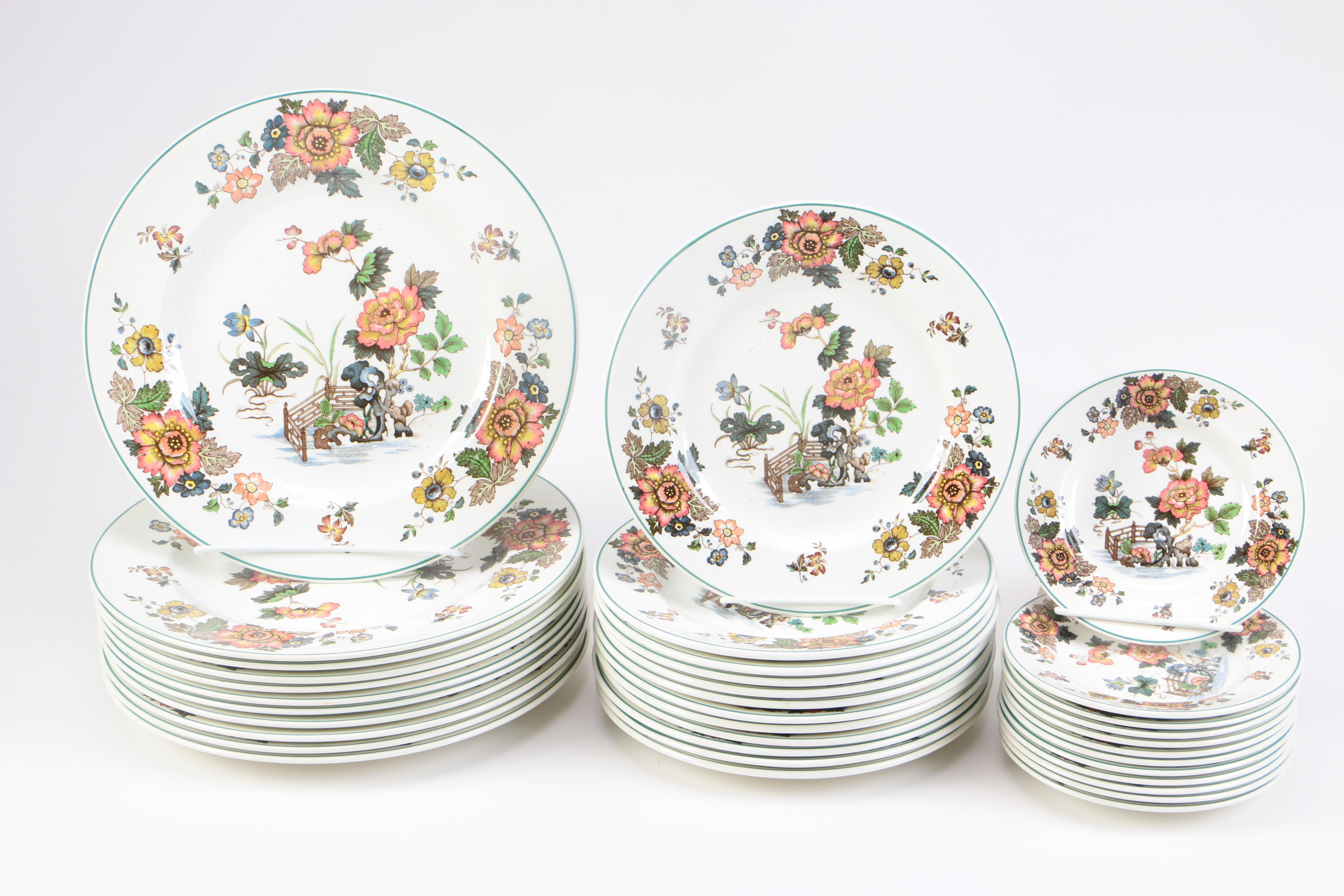 Wedgewood "Eastern Flowers" Tableware