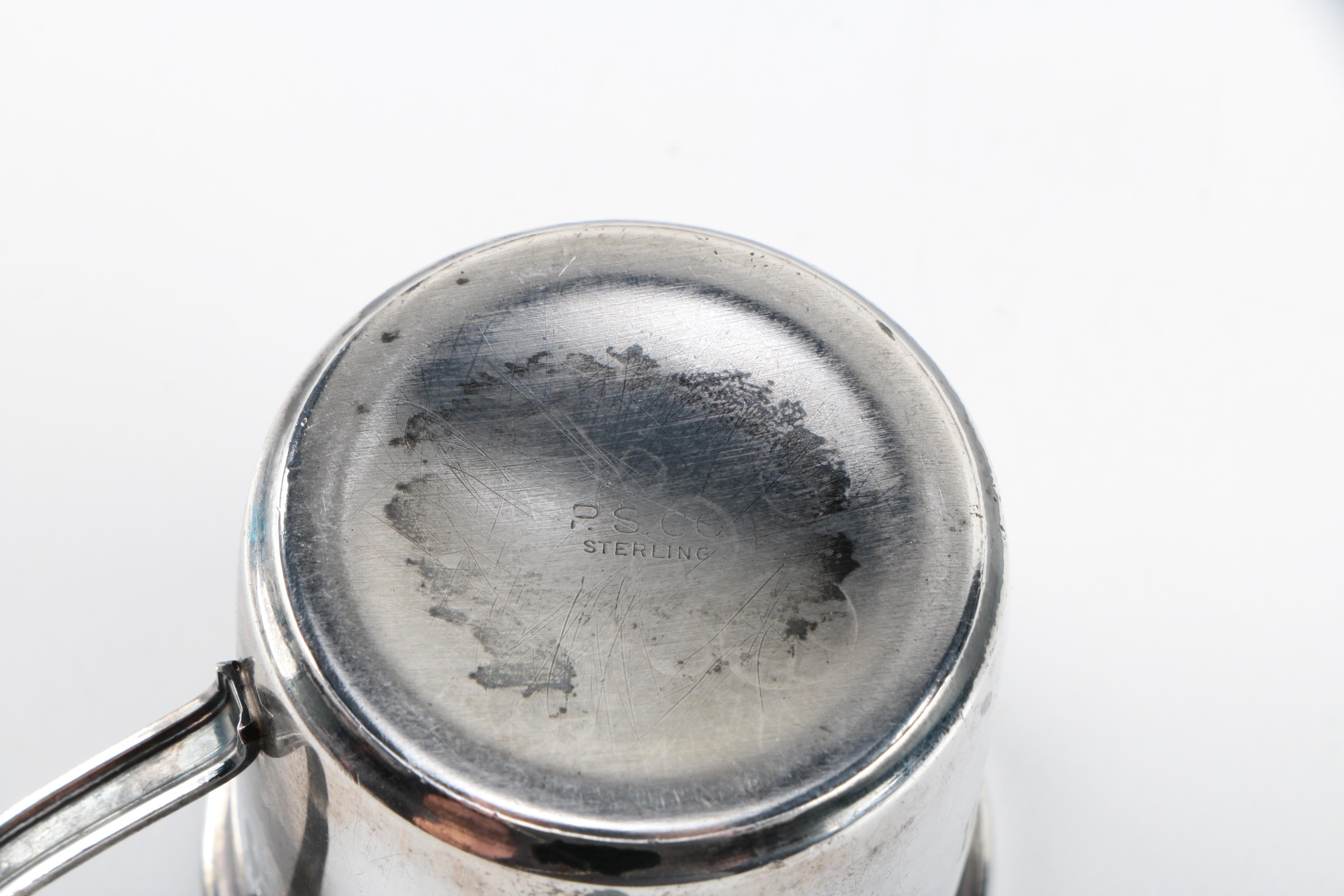 Sterling Silver Mugs Featuring Preisner Silver Co.