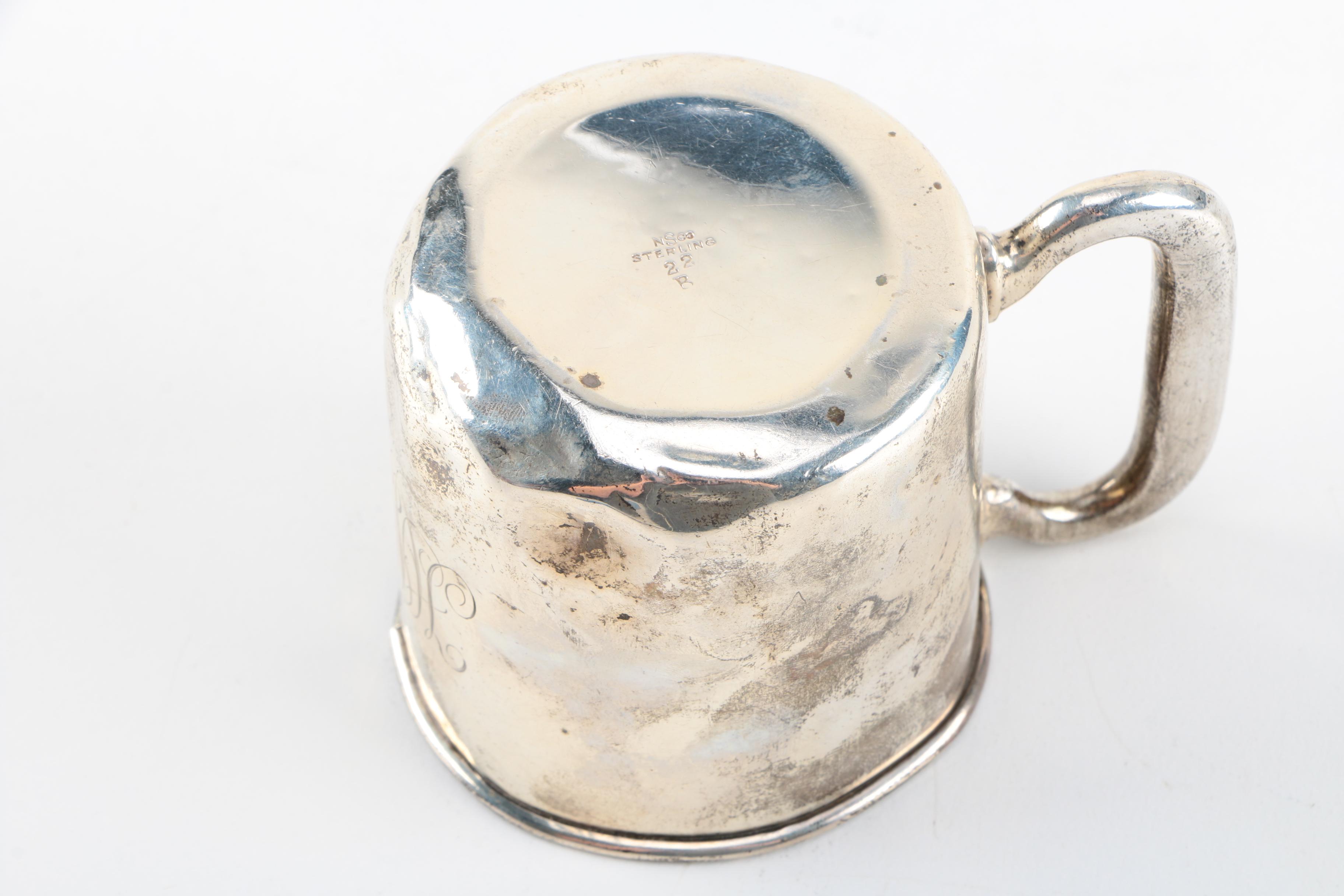 Sterling Silver Mugs Featuring Preisner Silver Co.