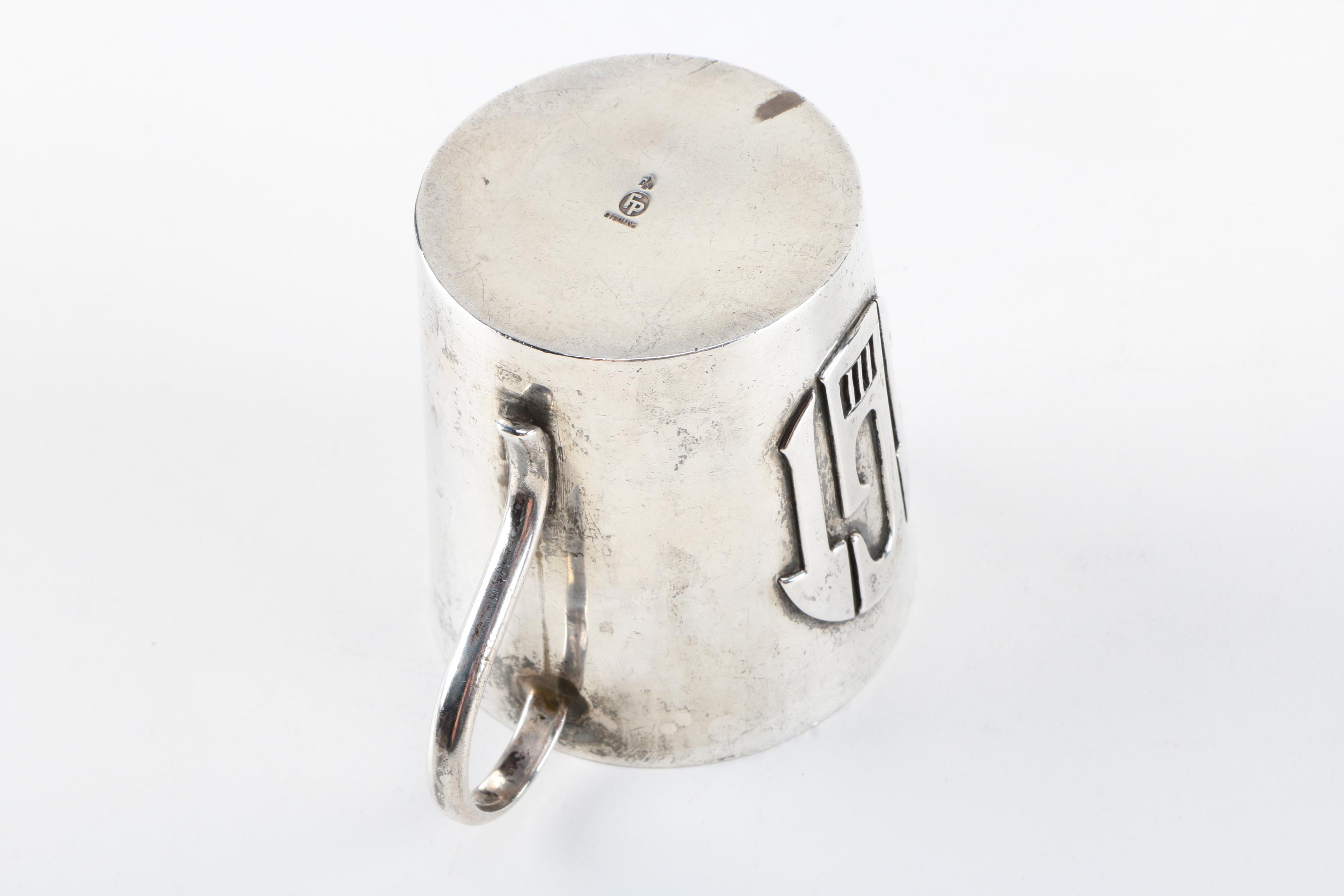 Sterling Silver Mugs Featuring Preisner Silver Co.