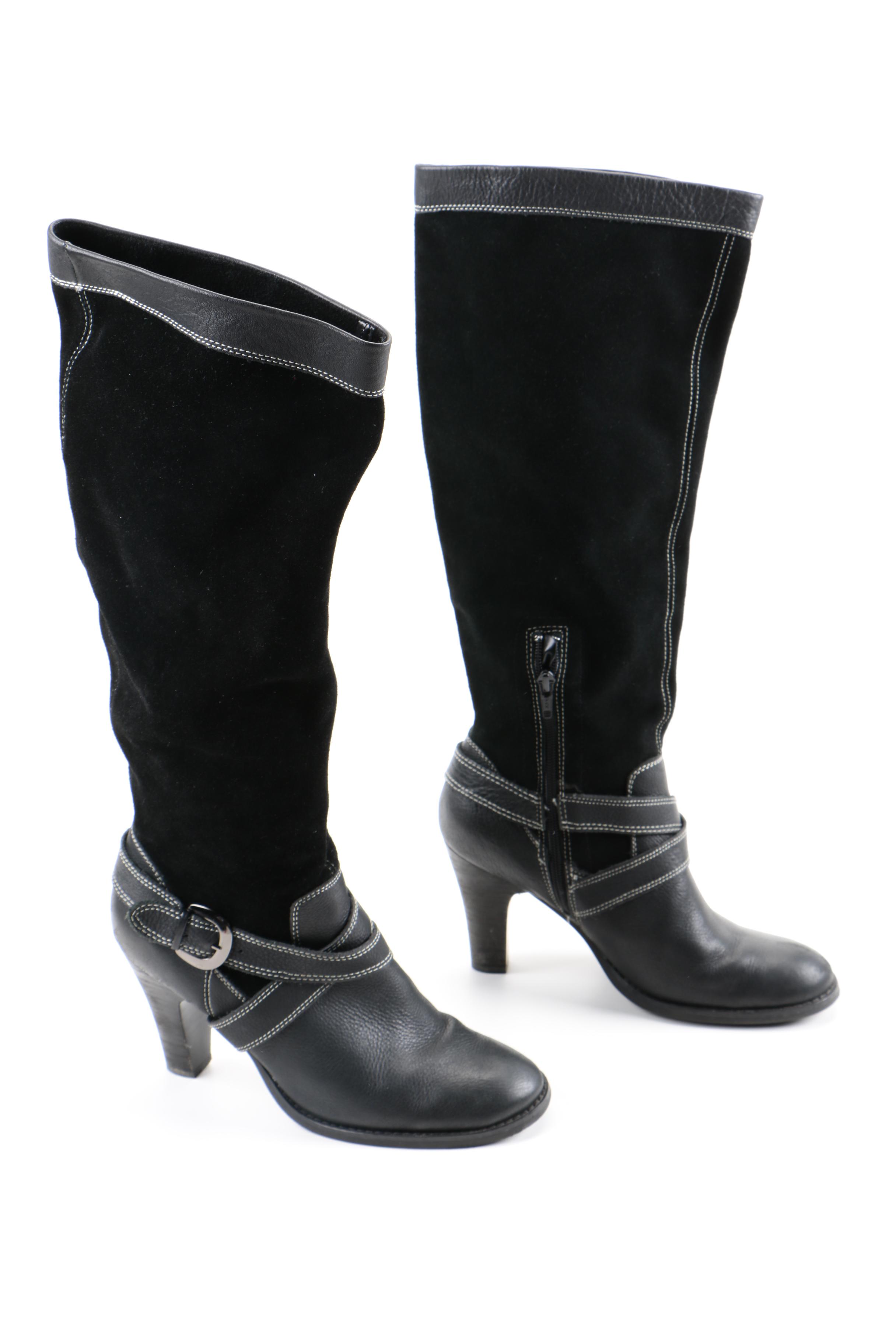 Relativity and Clarks Women's Suede and Leather Boots