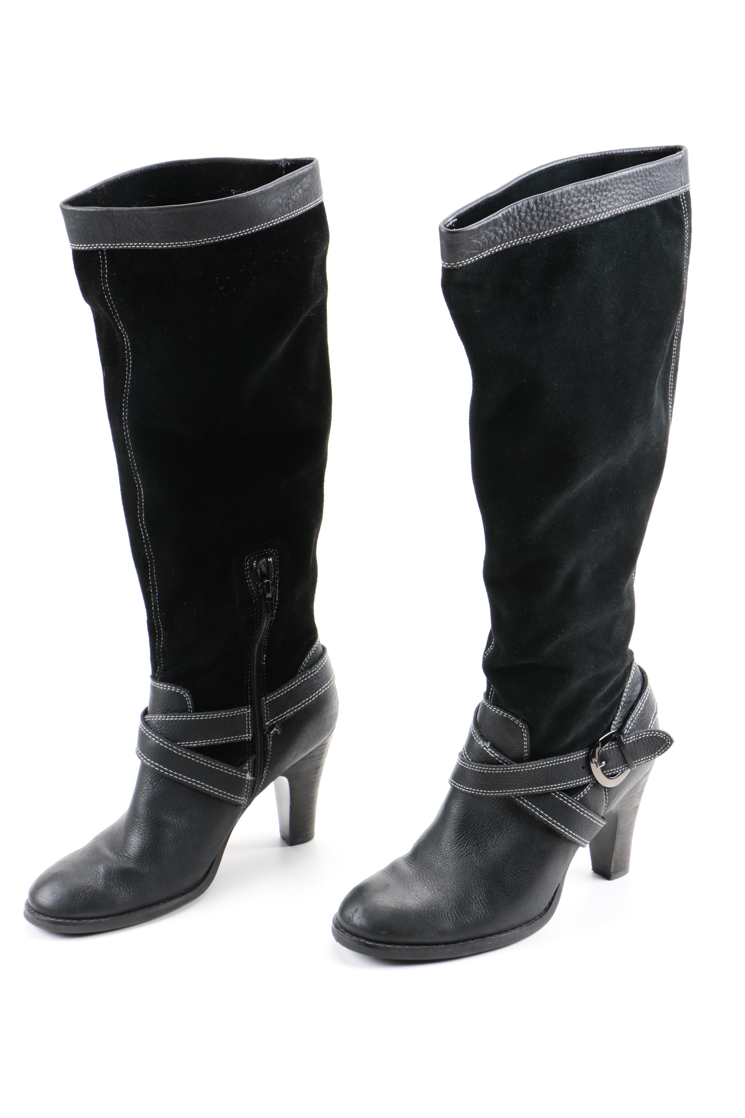 Relativity and Clarks Women's Suede and Leather Boots