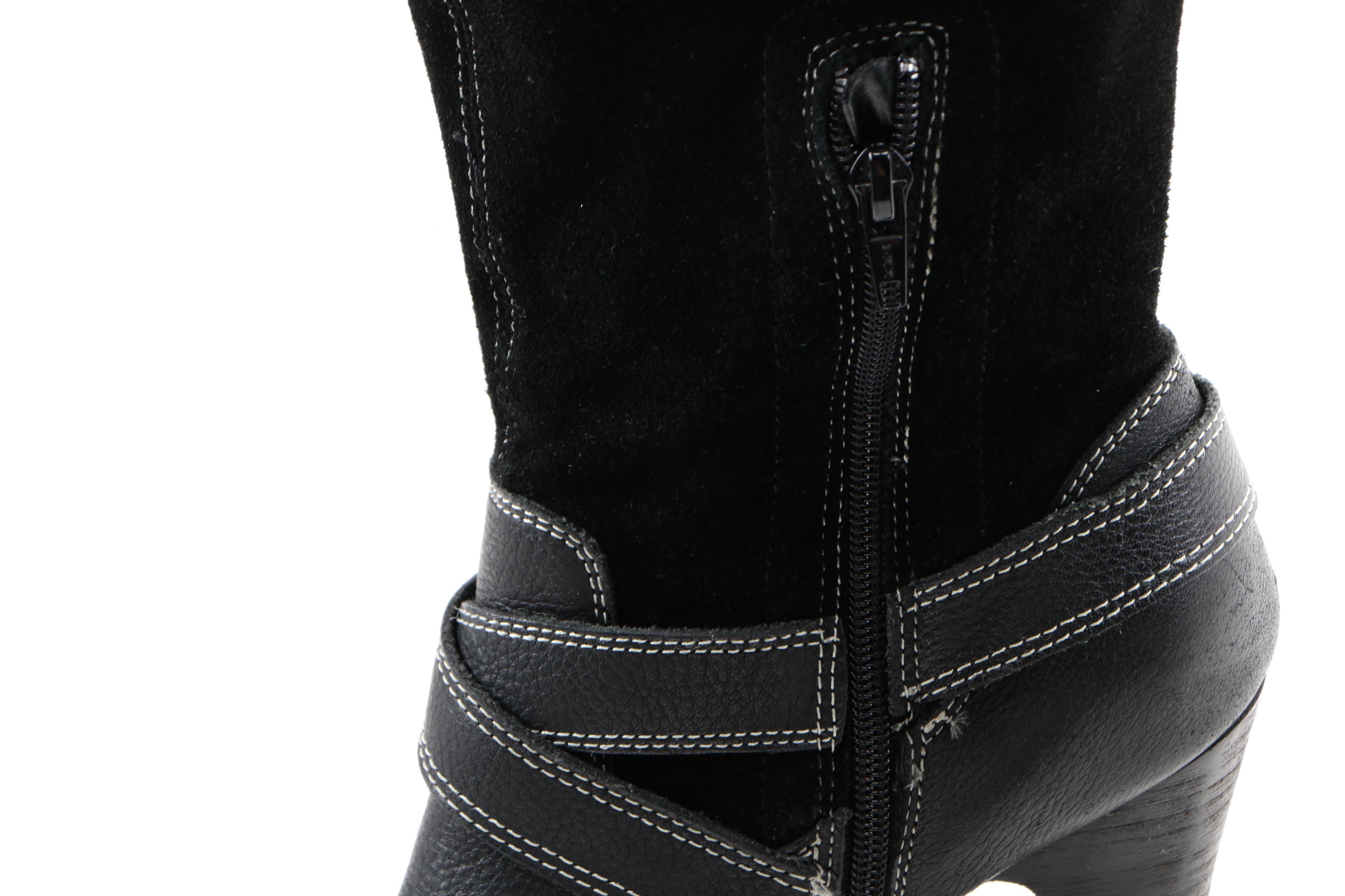 Relativity and Clarks Women's Suede and Leather Boots