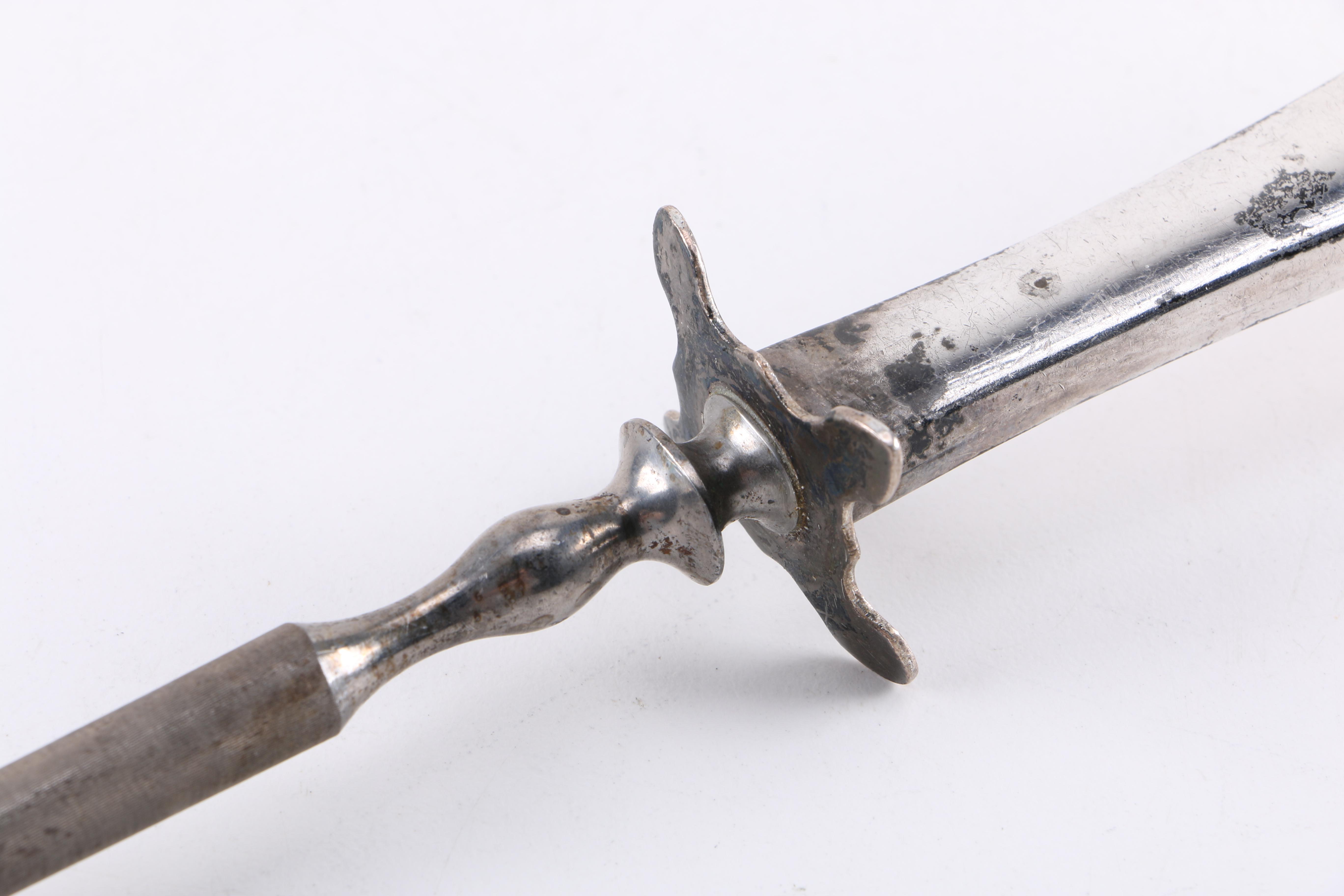Sterling-Handled Knives with Sharpener