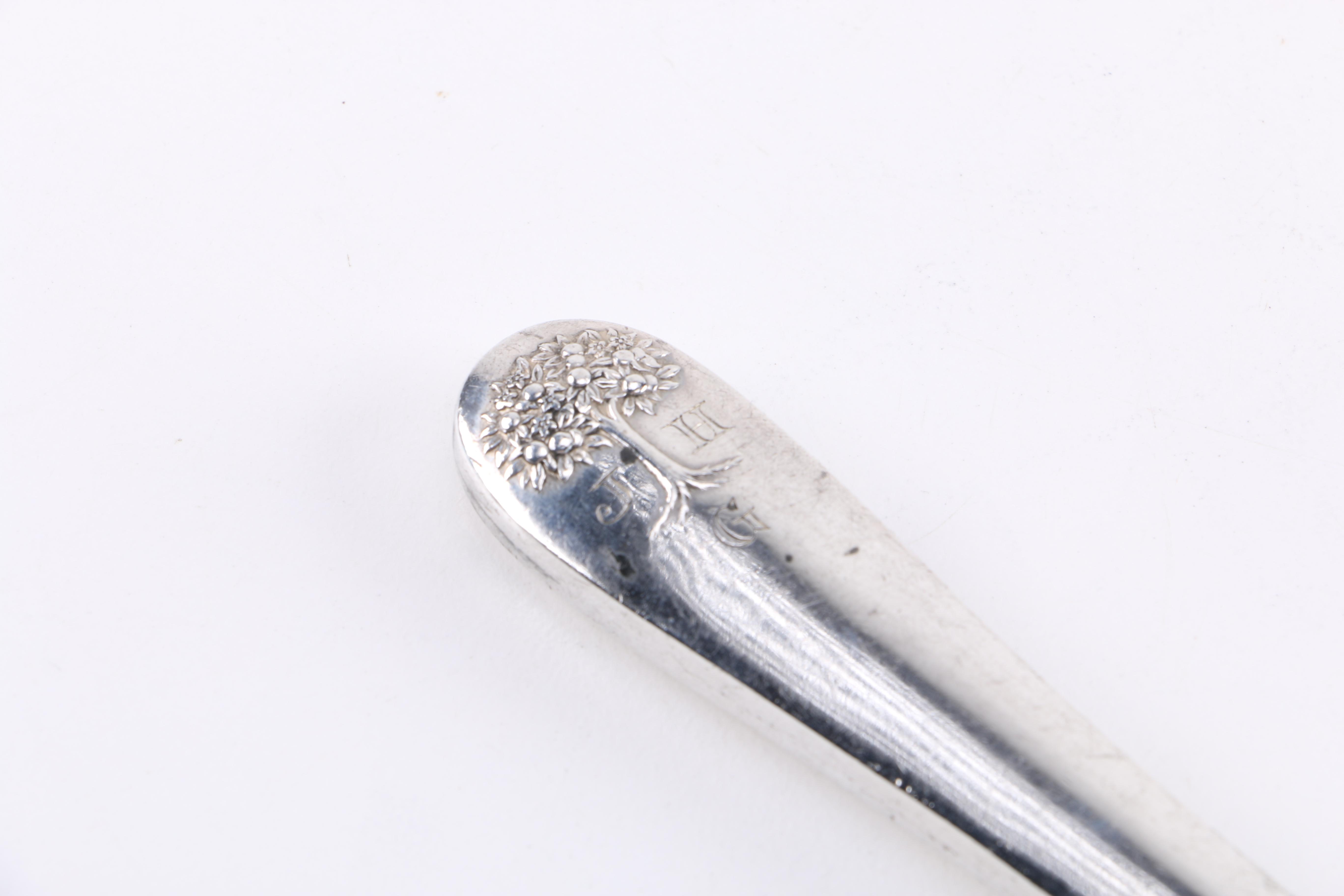 Sterling-Handled Knives with Sharpener