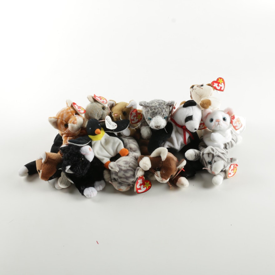 Assortment of Ty Beanie Babies