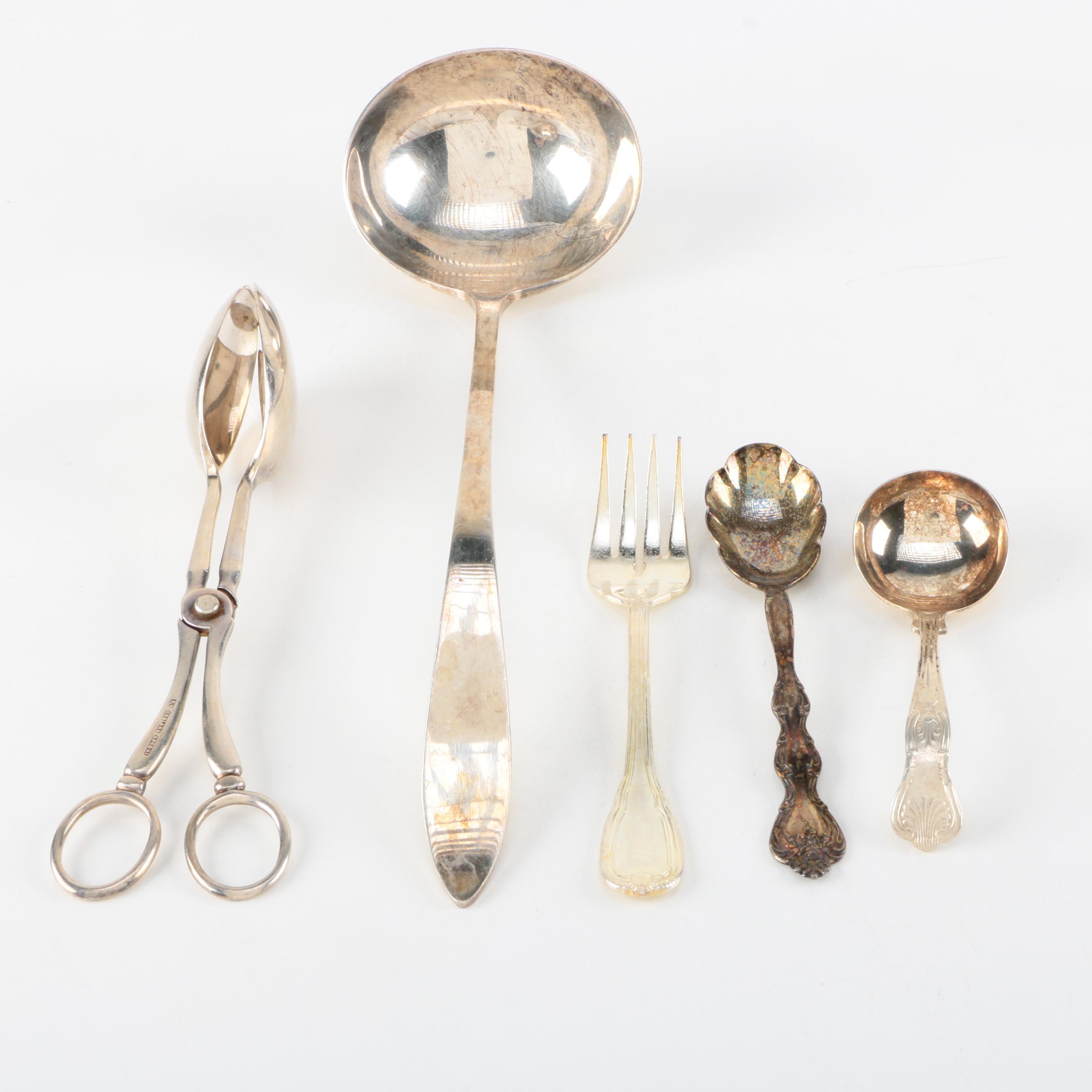 Silver Plate Serving Utensils Featuring International Silver Co.