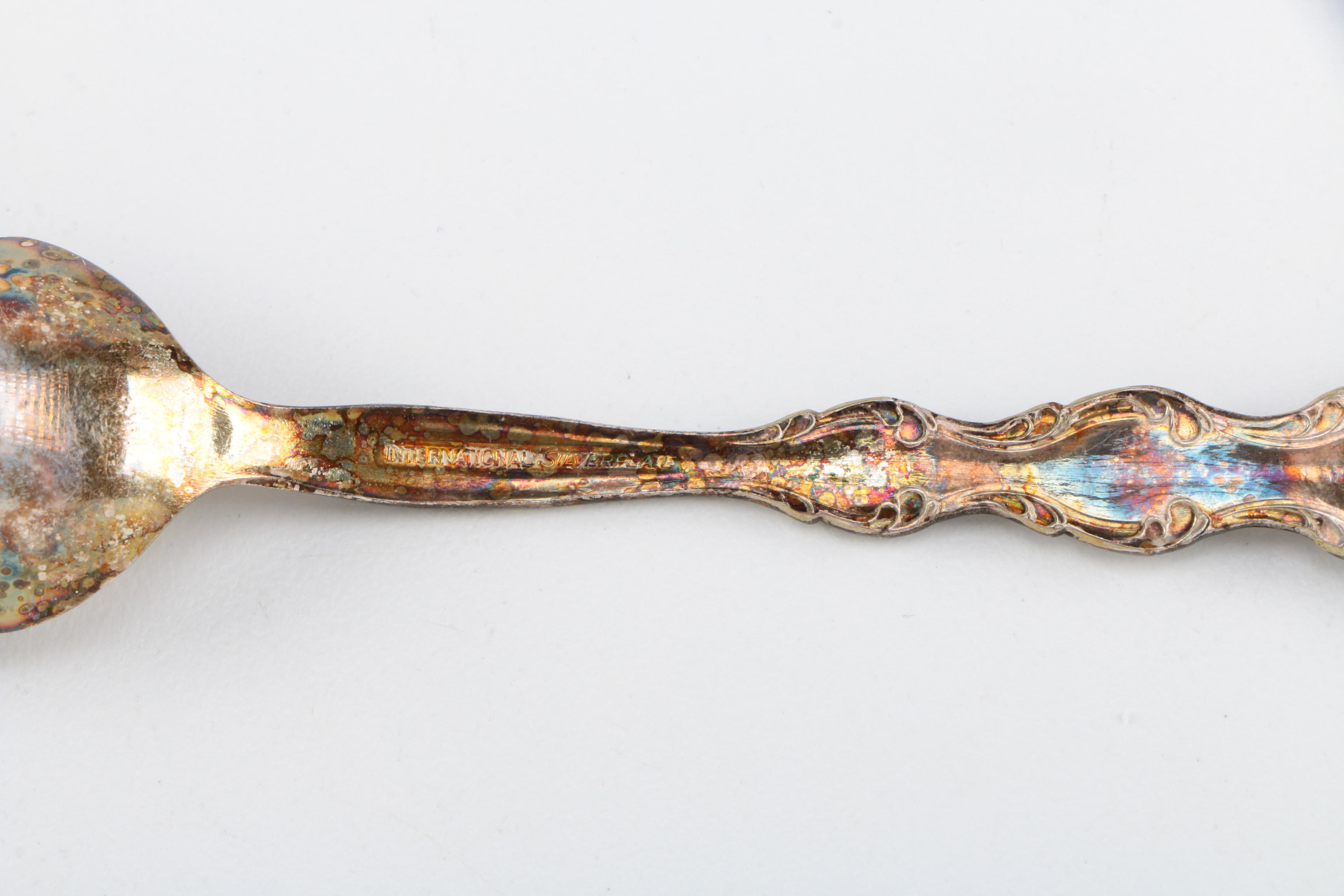 Silver Plate Serving Utensils Featuring International Silver Co.