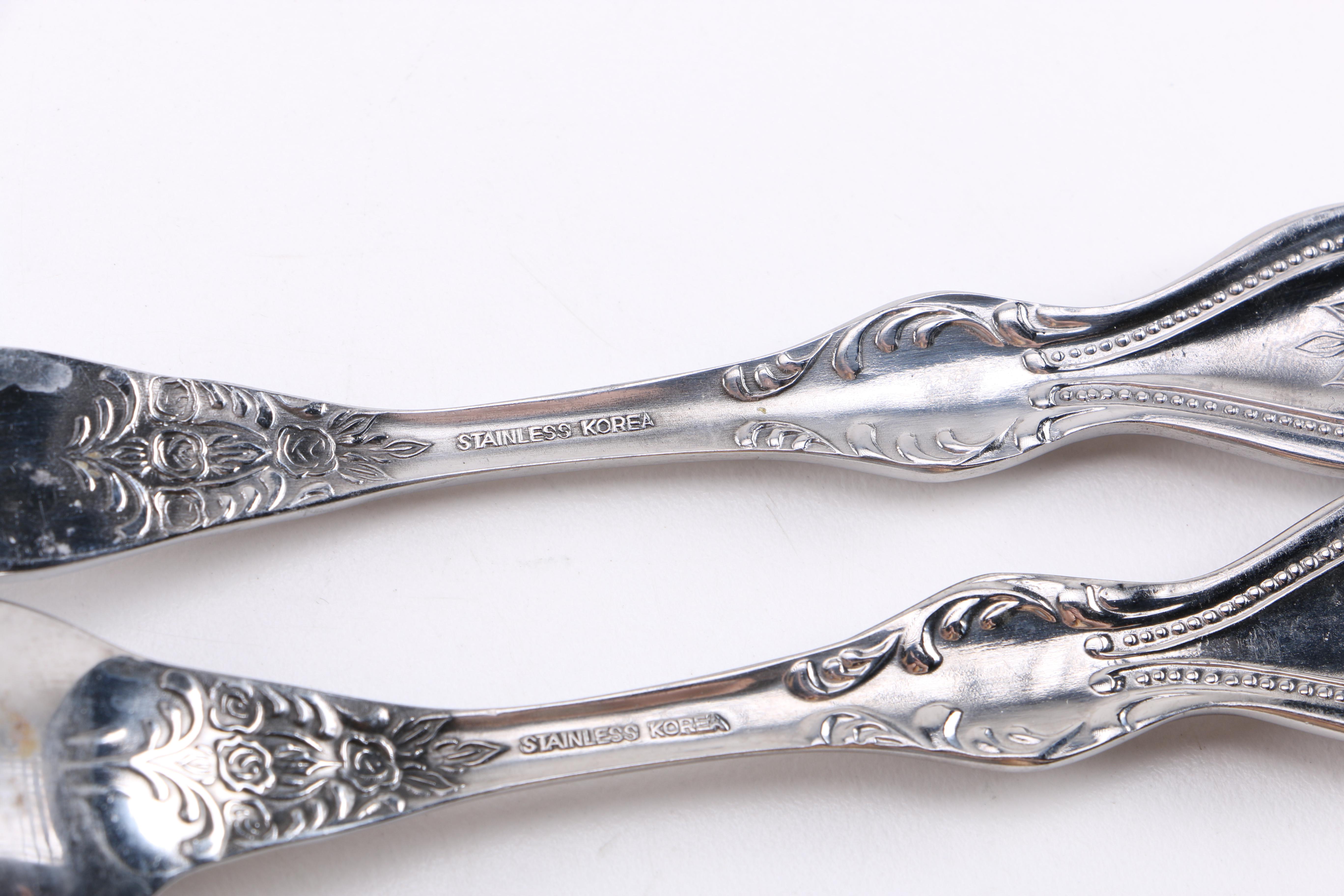 Metal Serving Utensils and Candle Snuffers