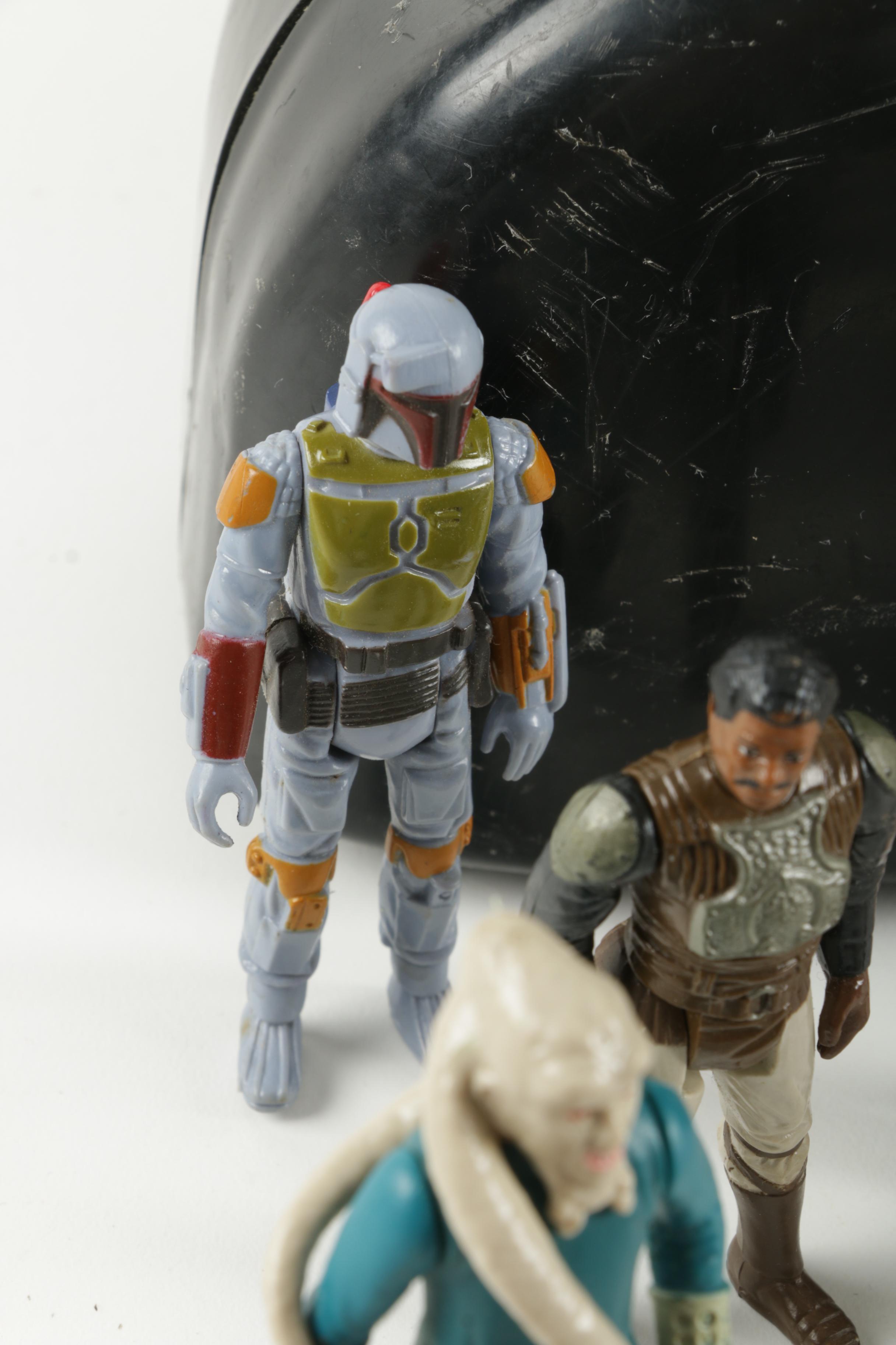 "Star Wars" Lunchbox, Figures and Darth Vader Figure Carrying Case