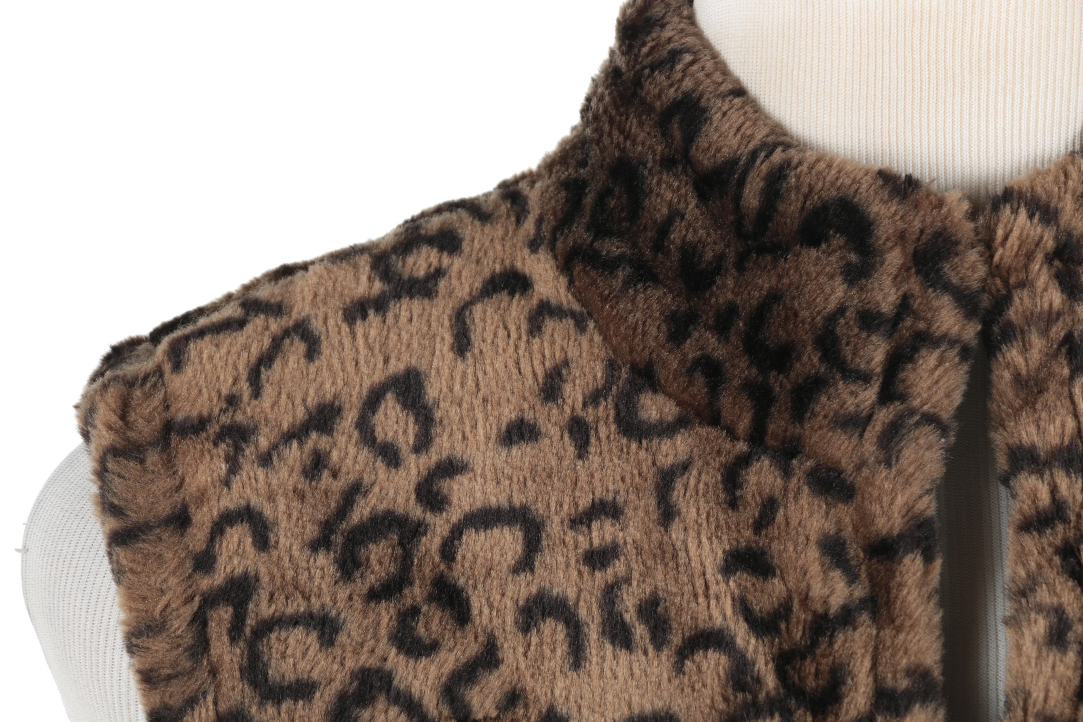 Women's Faux Fur Vest and Cape Collar