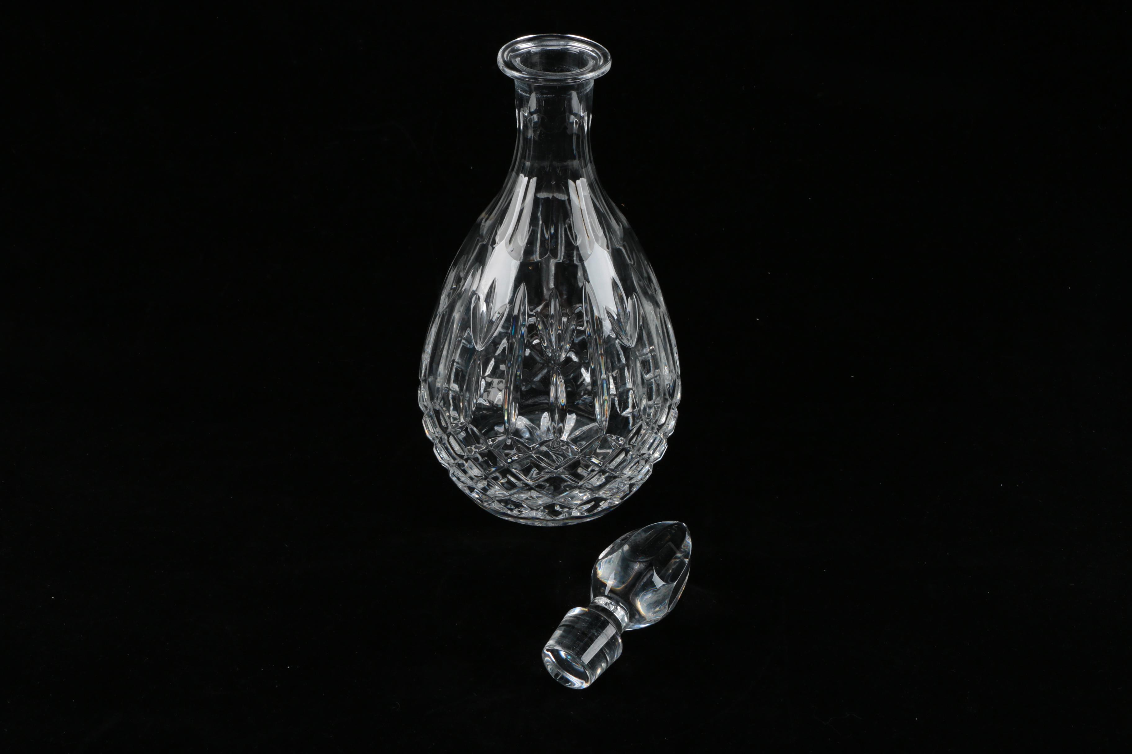 Crystal Decanter with Glasses