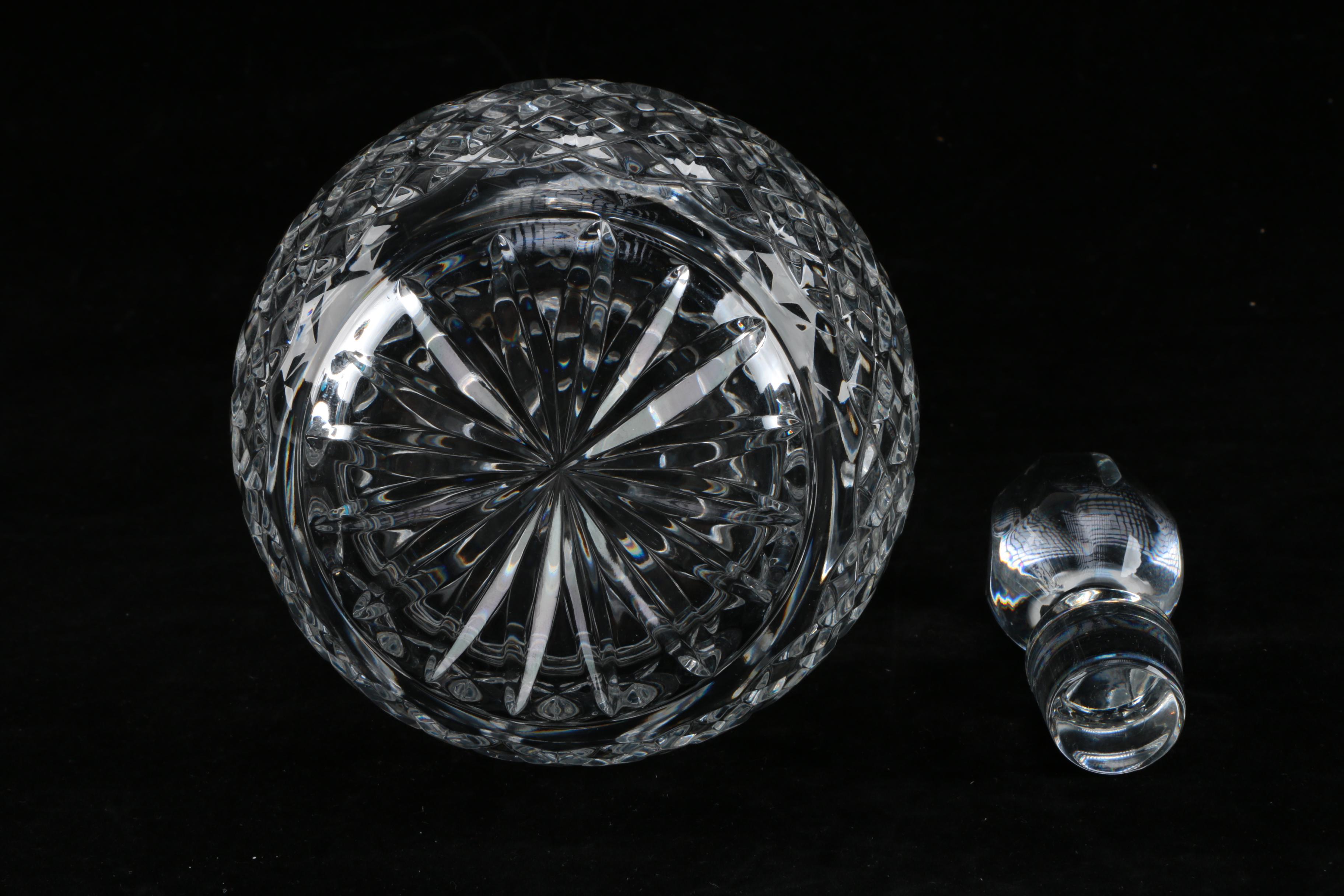 Crystal Decanter with Glasses