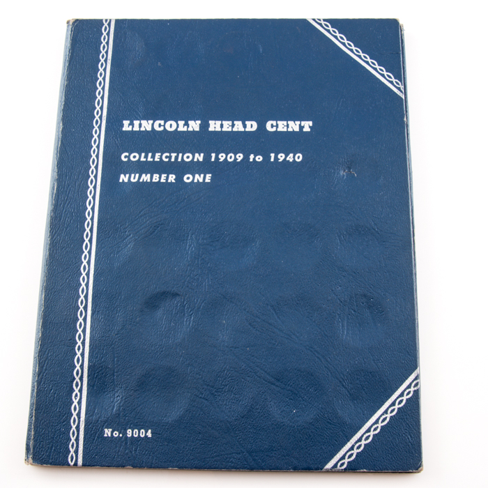 Whitman Binder of Lincoln Wheat Cents and an "Early American Coins" Binder