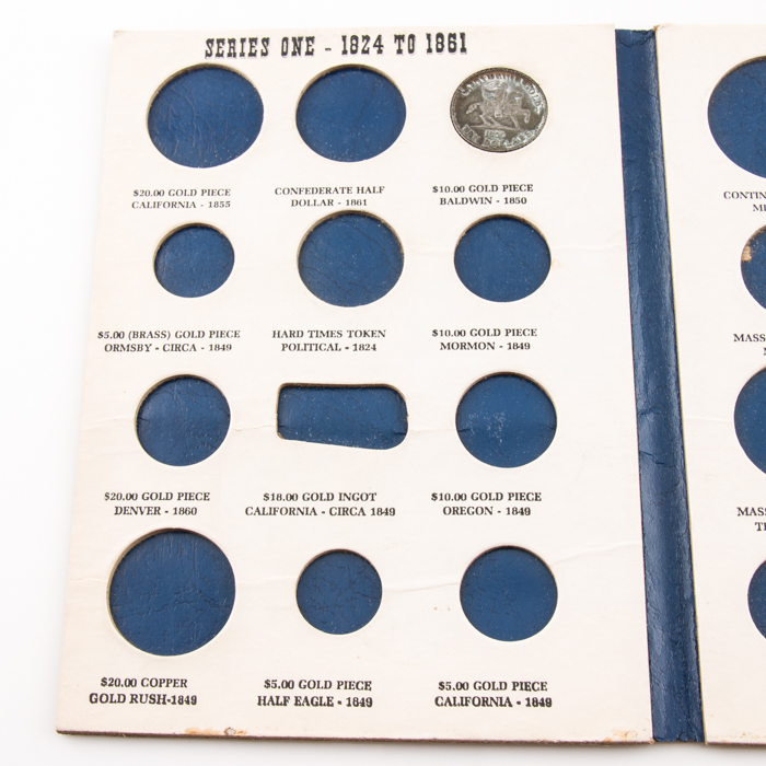 Whitman Binder of Lincoln Wheat Cents and an "Early American Coins" Binder