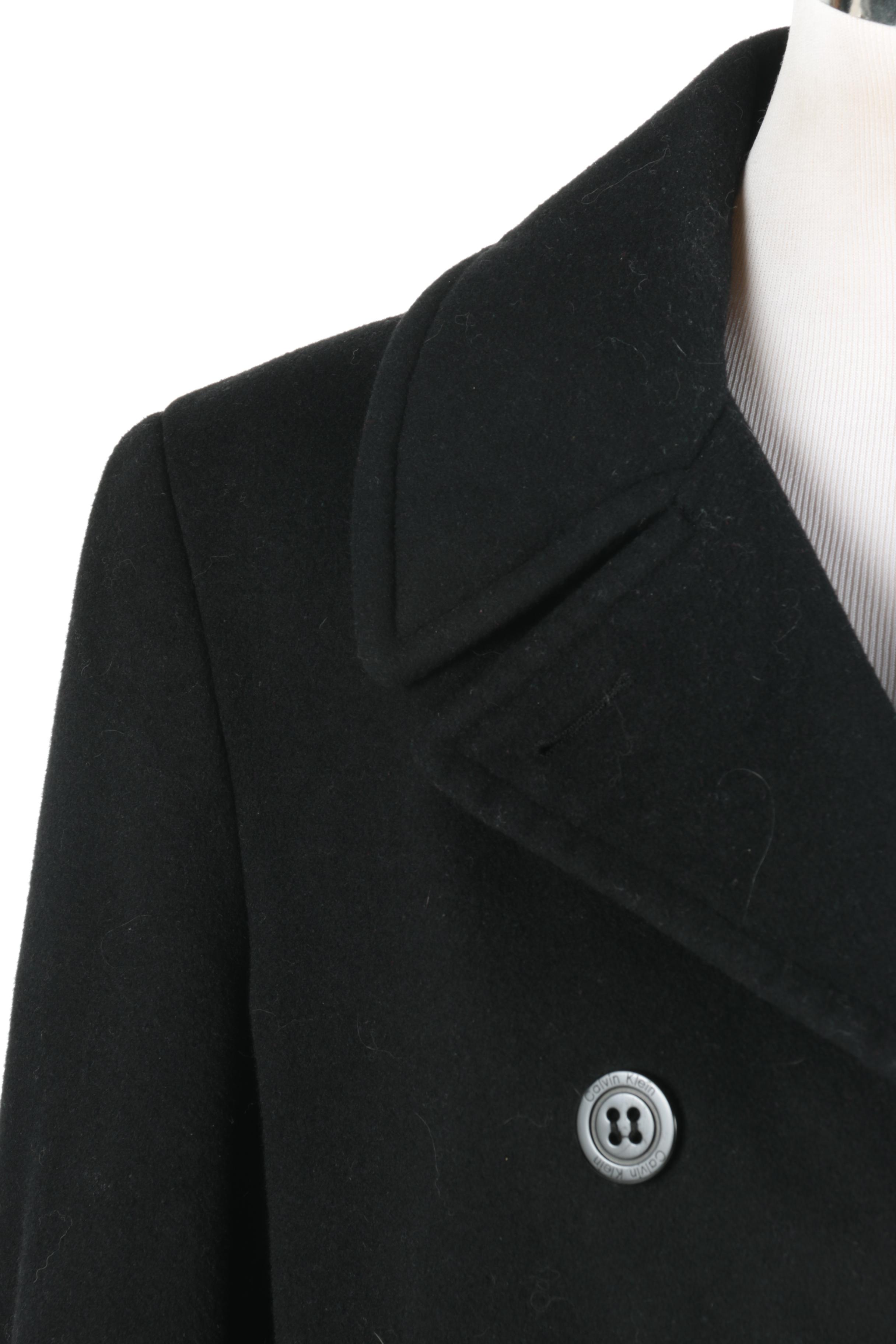 Calvin Klein Pea Coat and Cabi Draped Coat