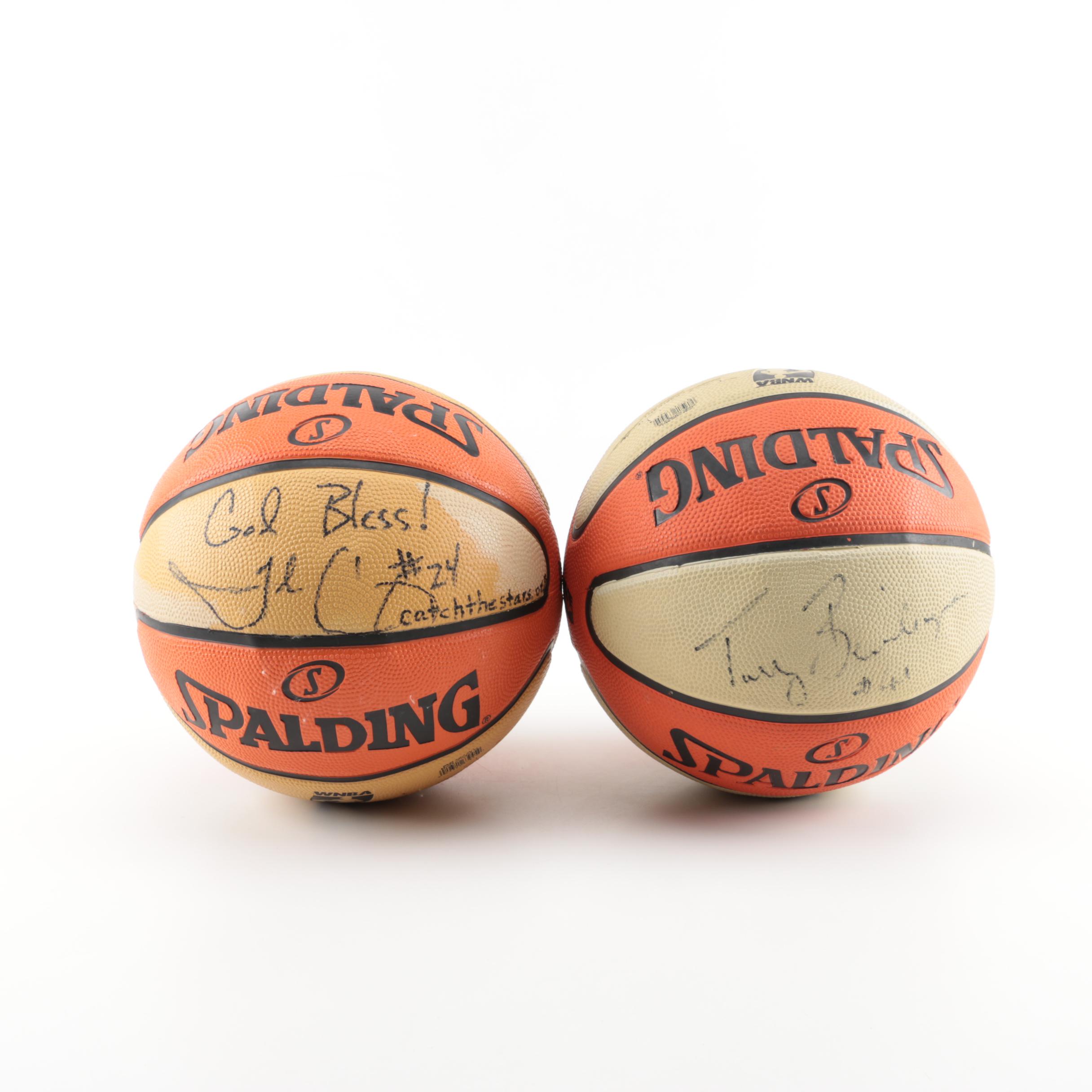 Autographed Spalding Basketballs