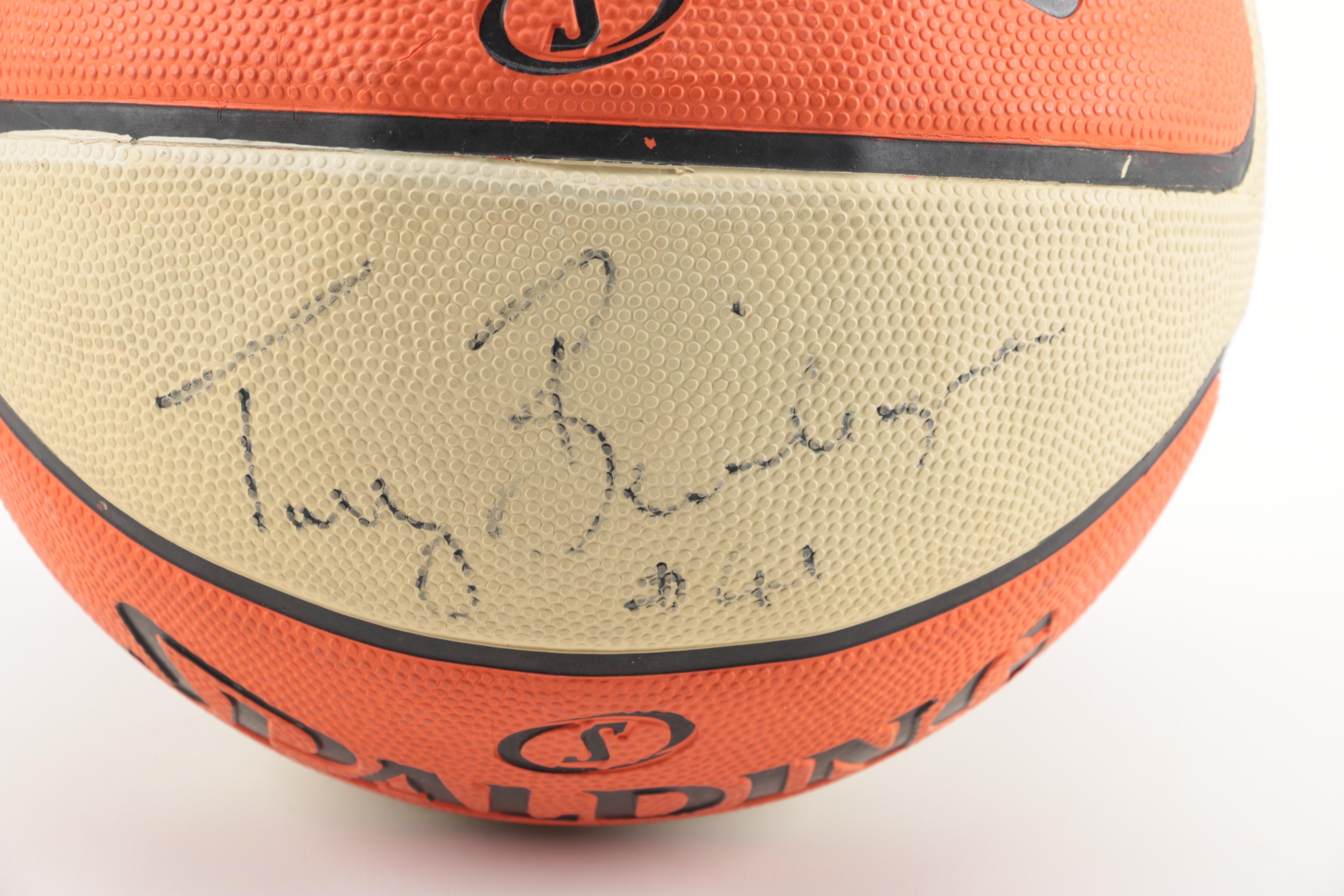 Autographed Spalding Basketballs